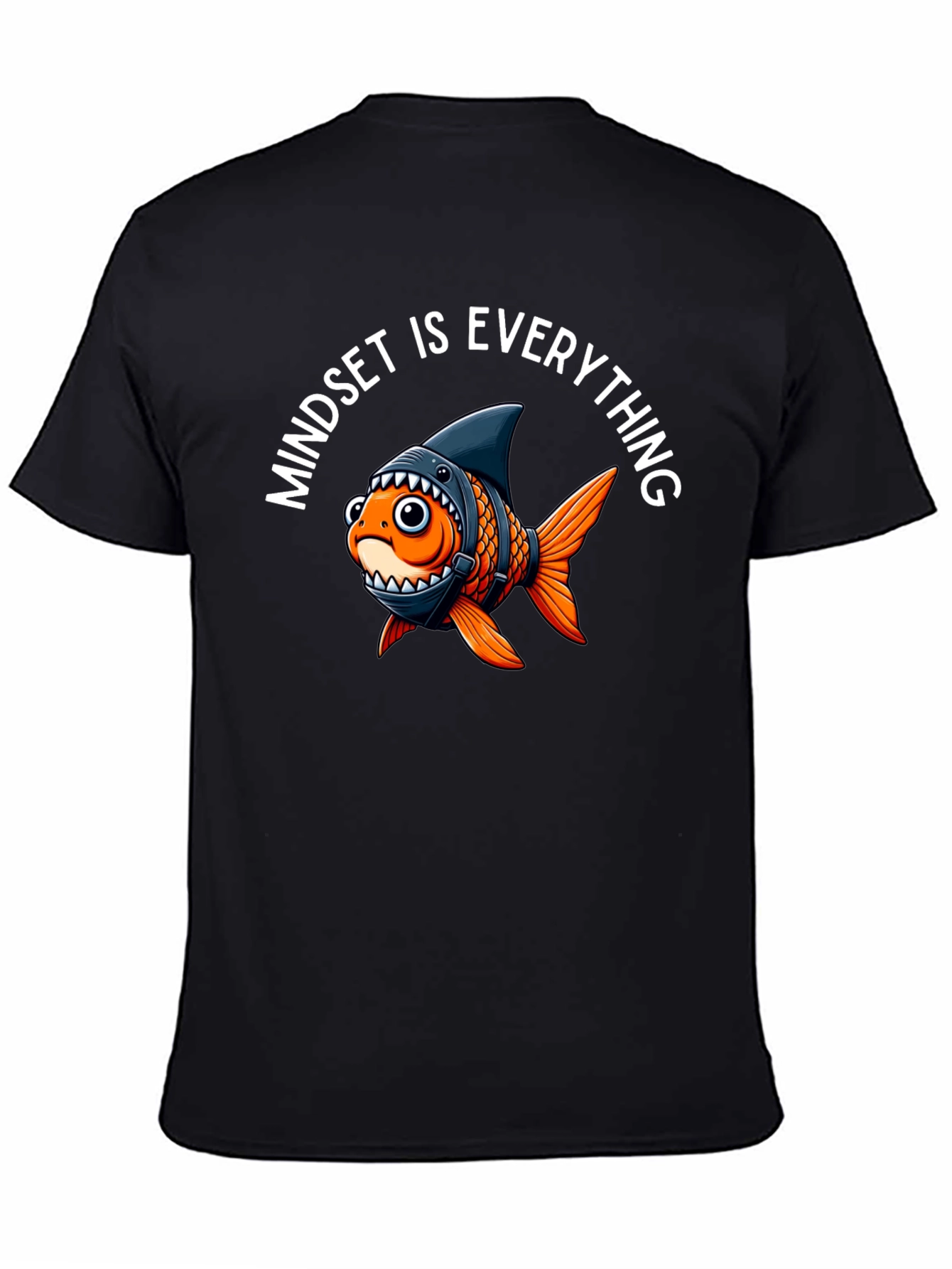 Mindset is Everything Shark Fin Goldfish T-Shirt