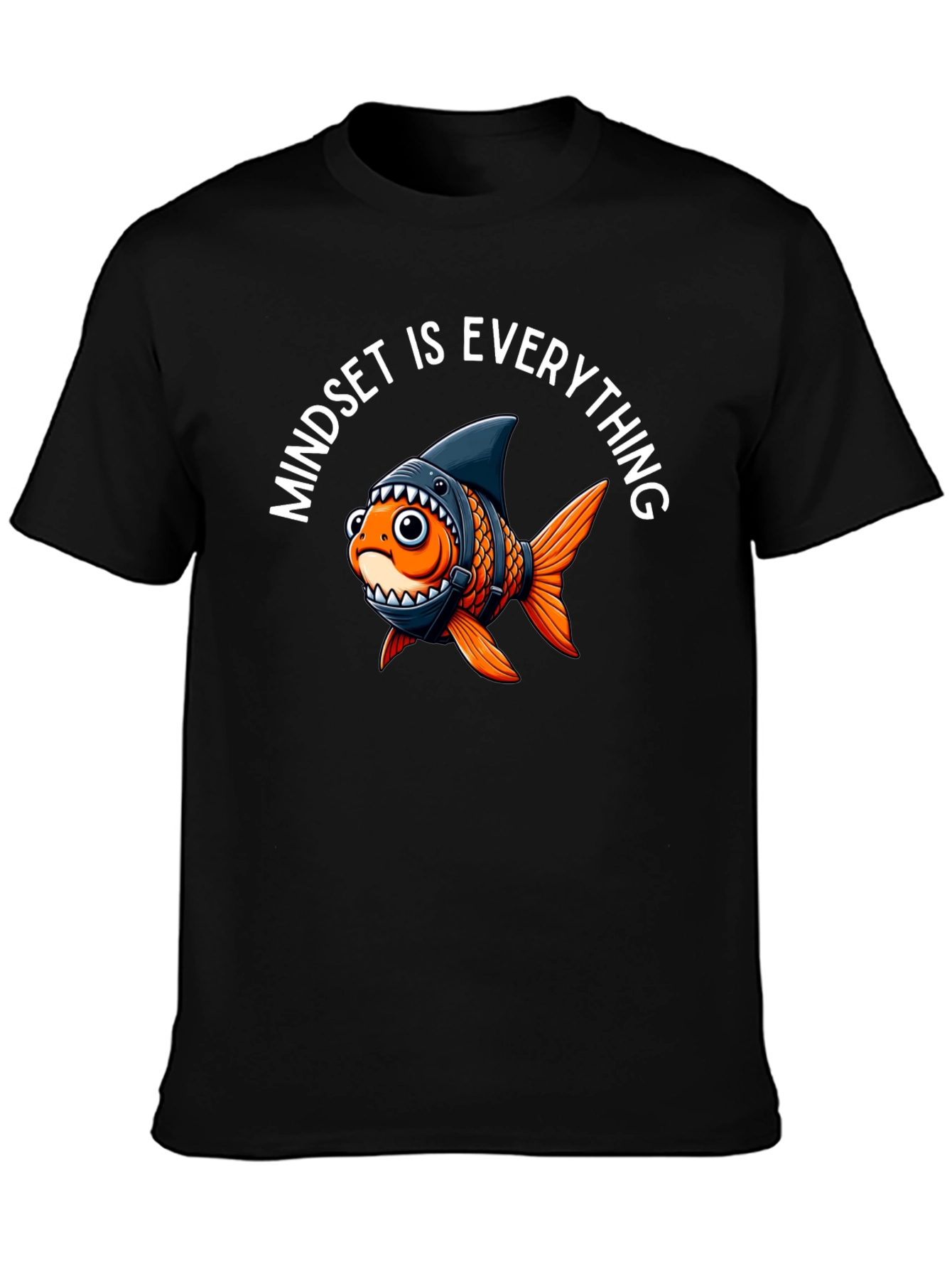 Mindset is Everything Shark Fin Goldfish T-Shirt