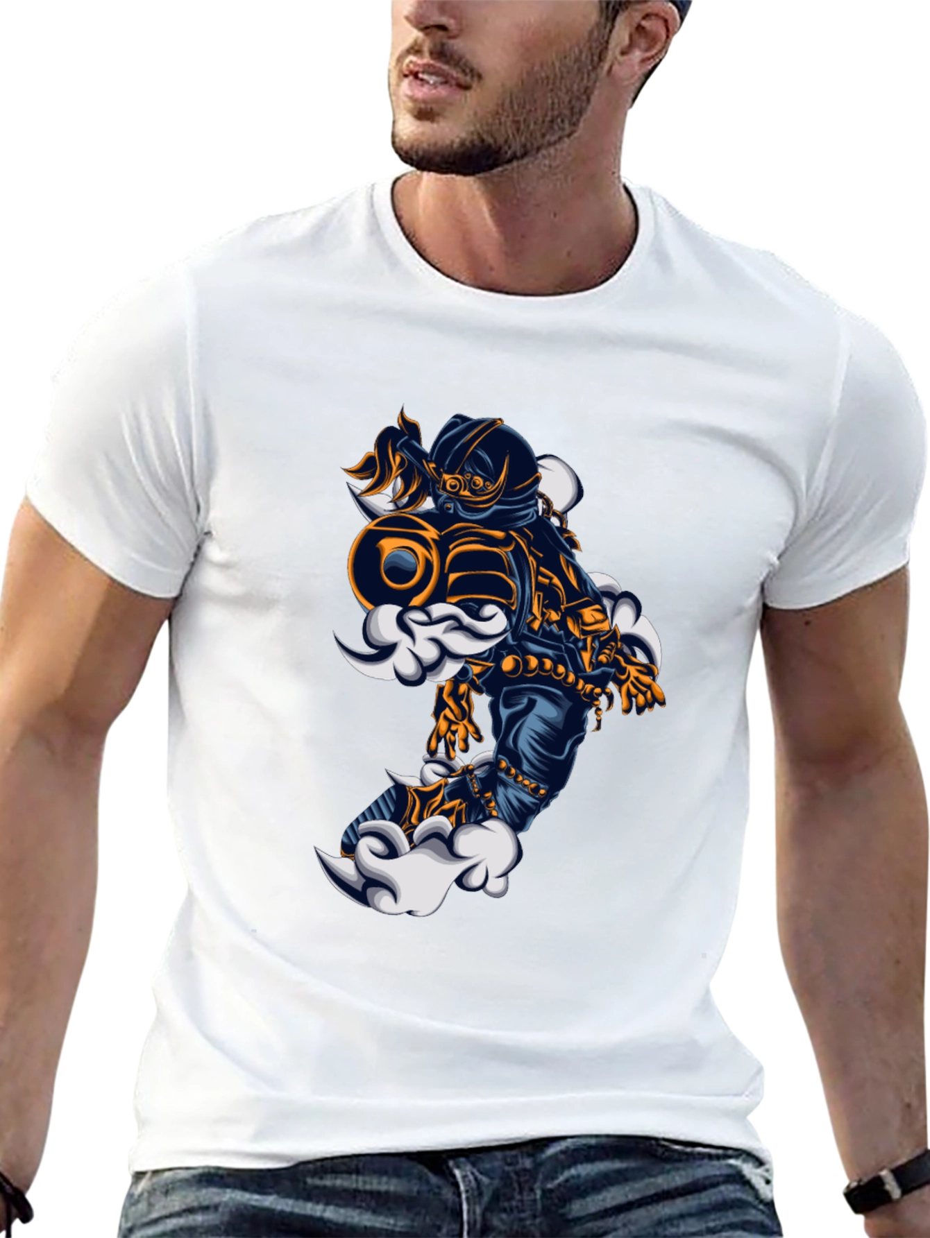 Cool Warrior Graphic T-Shirt