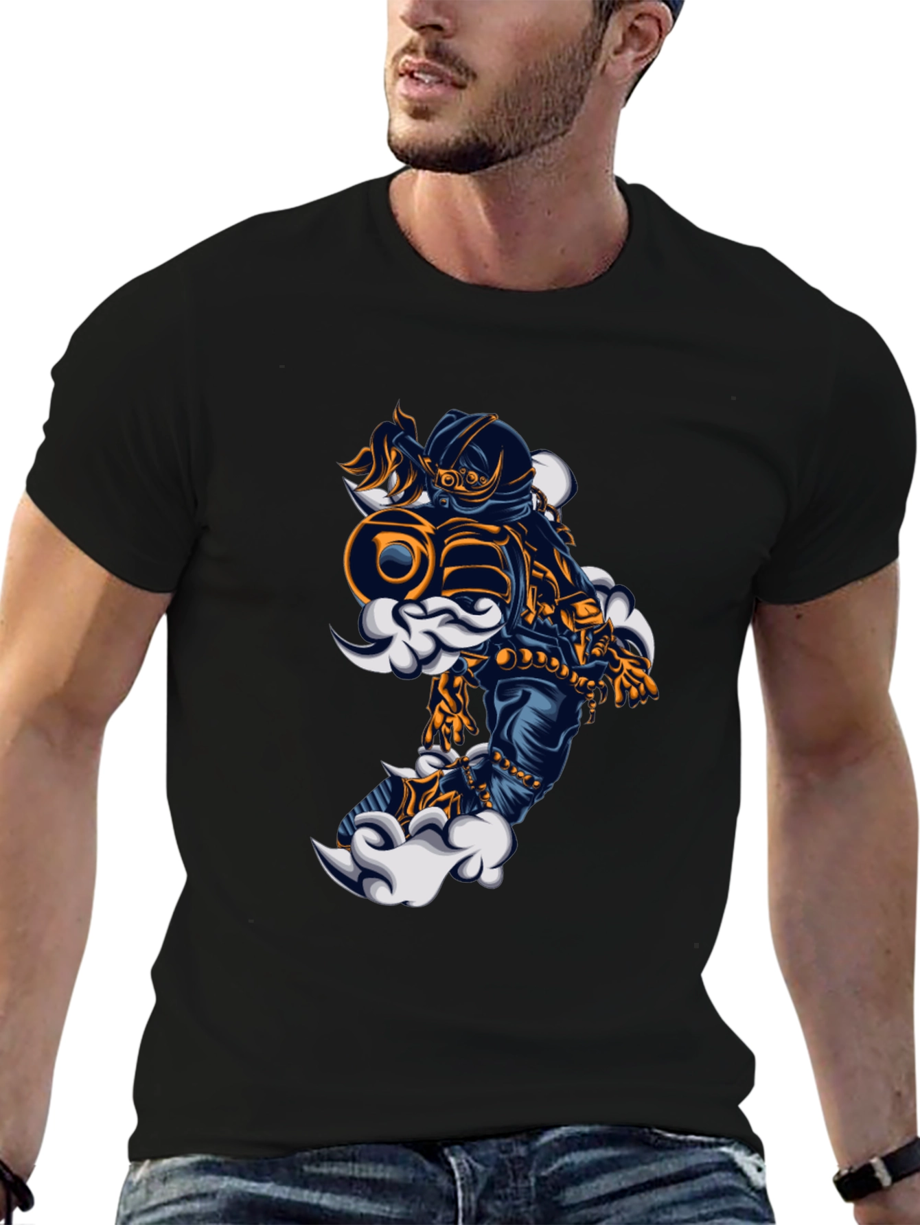 Cool Warrior Graphic T-Shirt