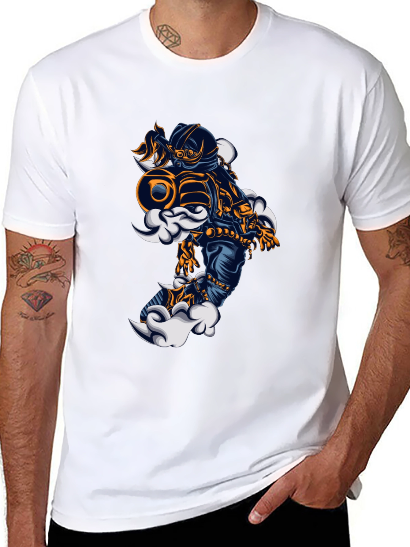 Cool Warrior Graphic T-Shirt