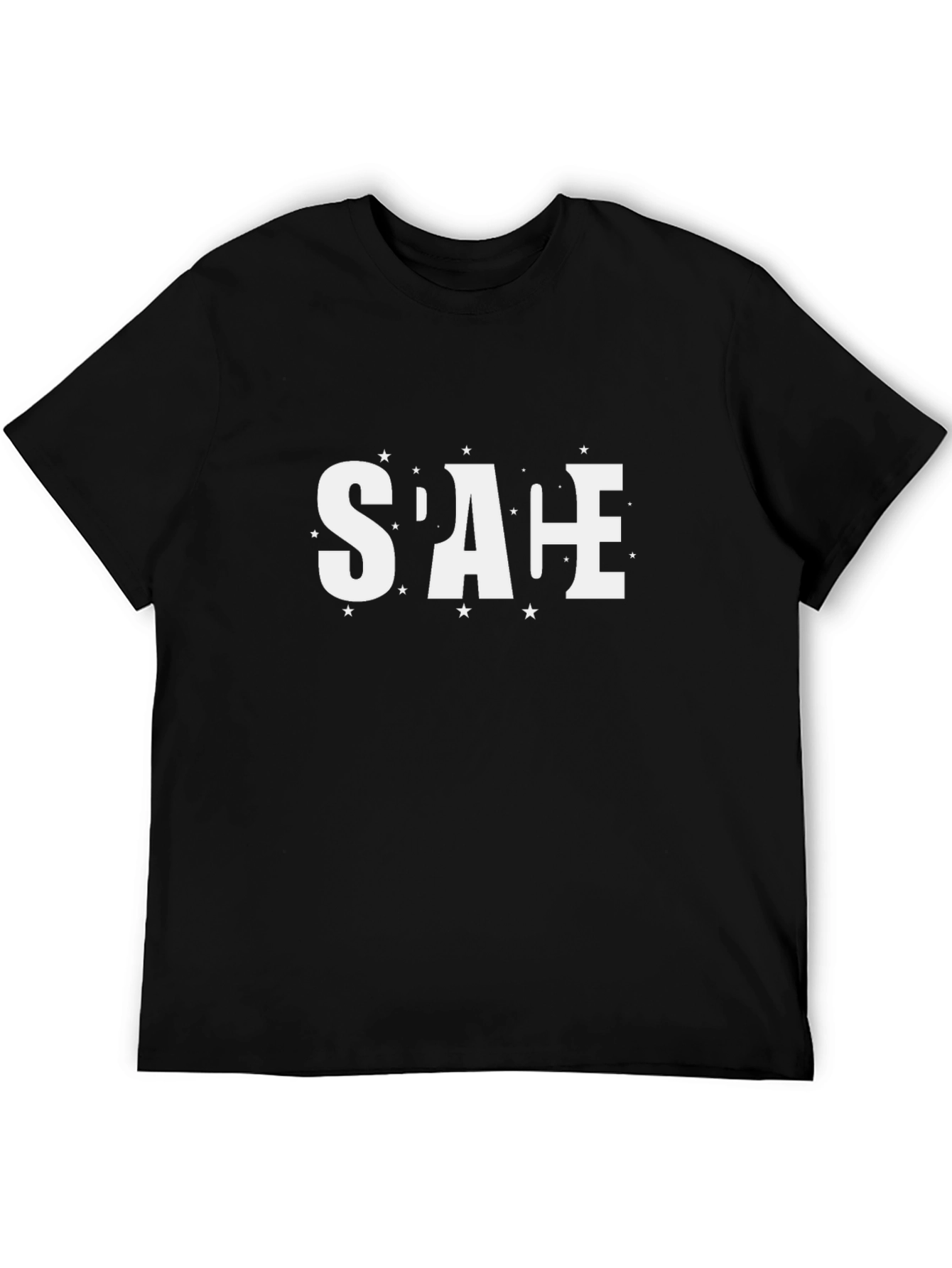 Space Graphic Print Mens T-Shirt