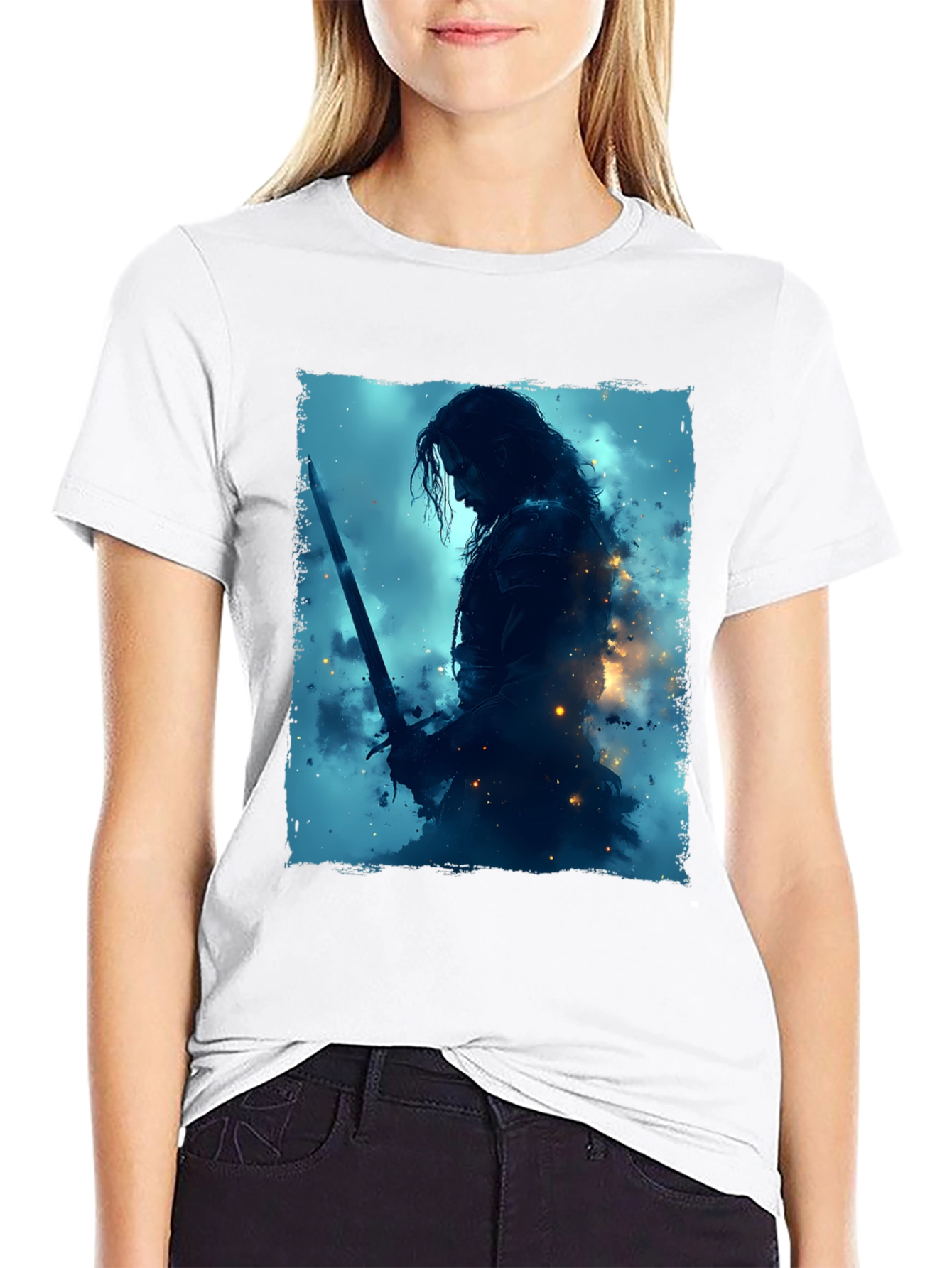 Warrior Graphic Tee - Black