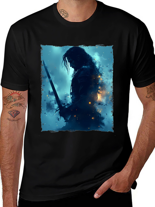 Warrior Graphic Tee - Black