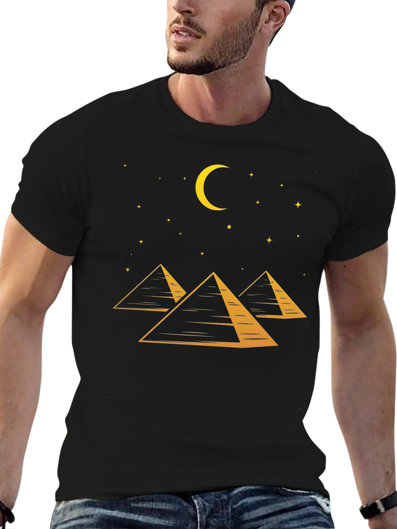 Egyptian Pyramids Graphic T-Shirt