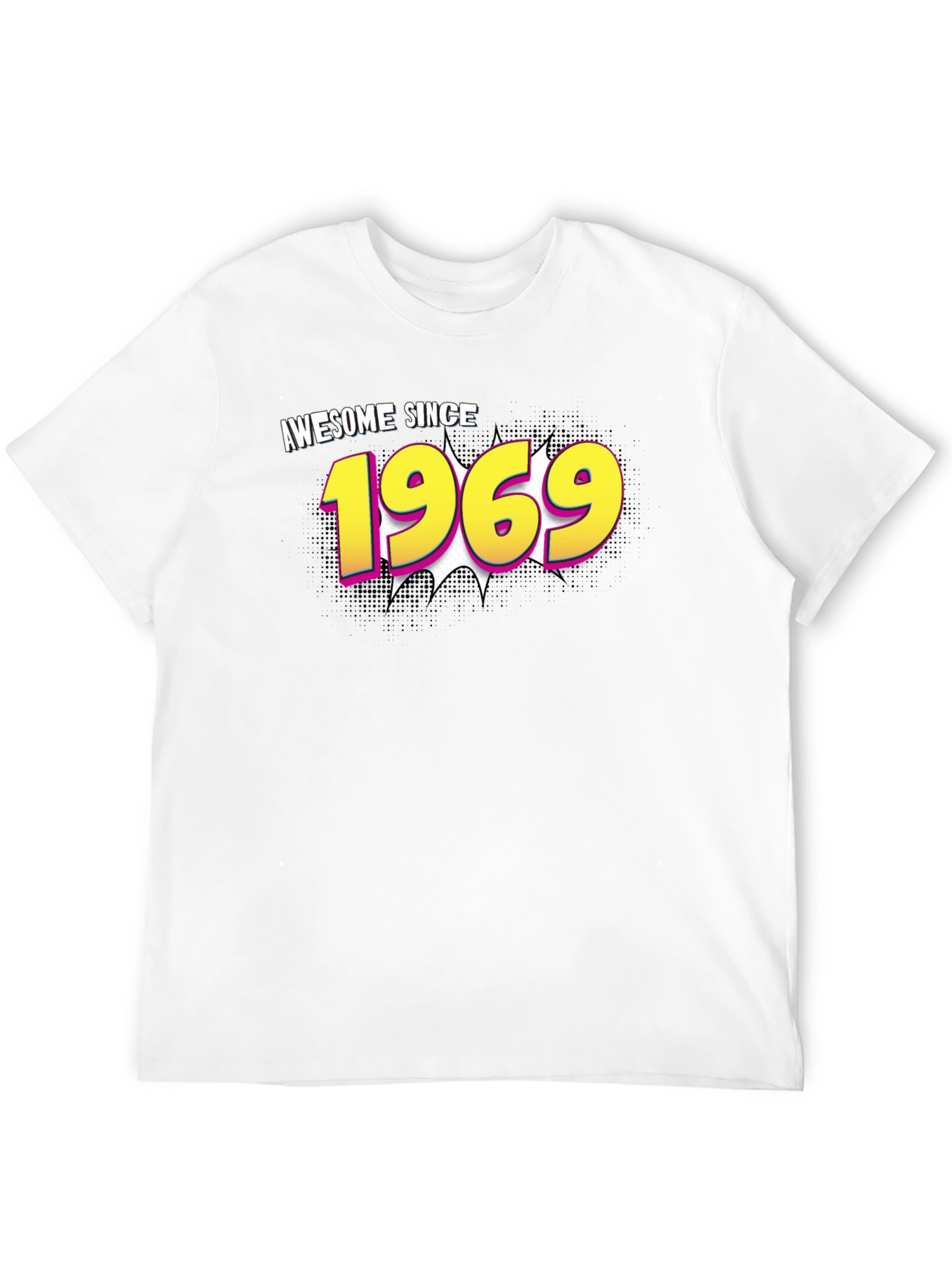 Awesome Since 1969 Graphic Tee - Birthday T-Shirt