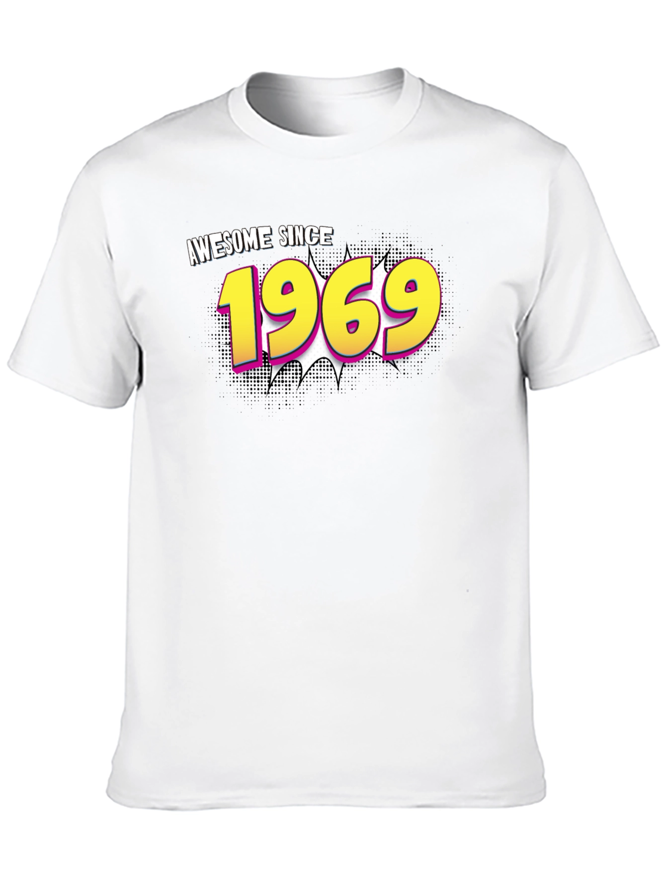 Awesome Since 1969 Graphic Tee - Birthday T-Shirt