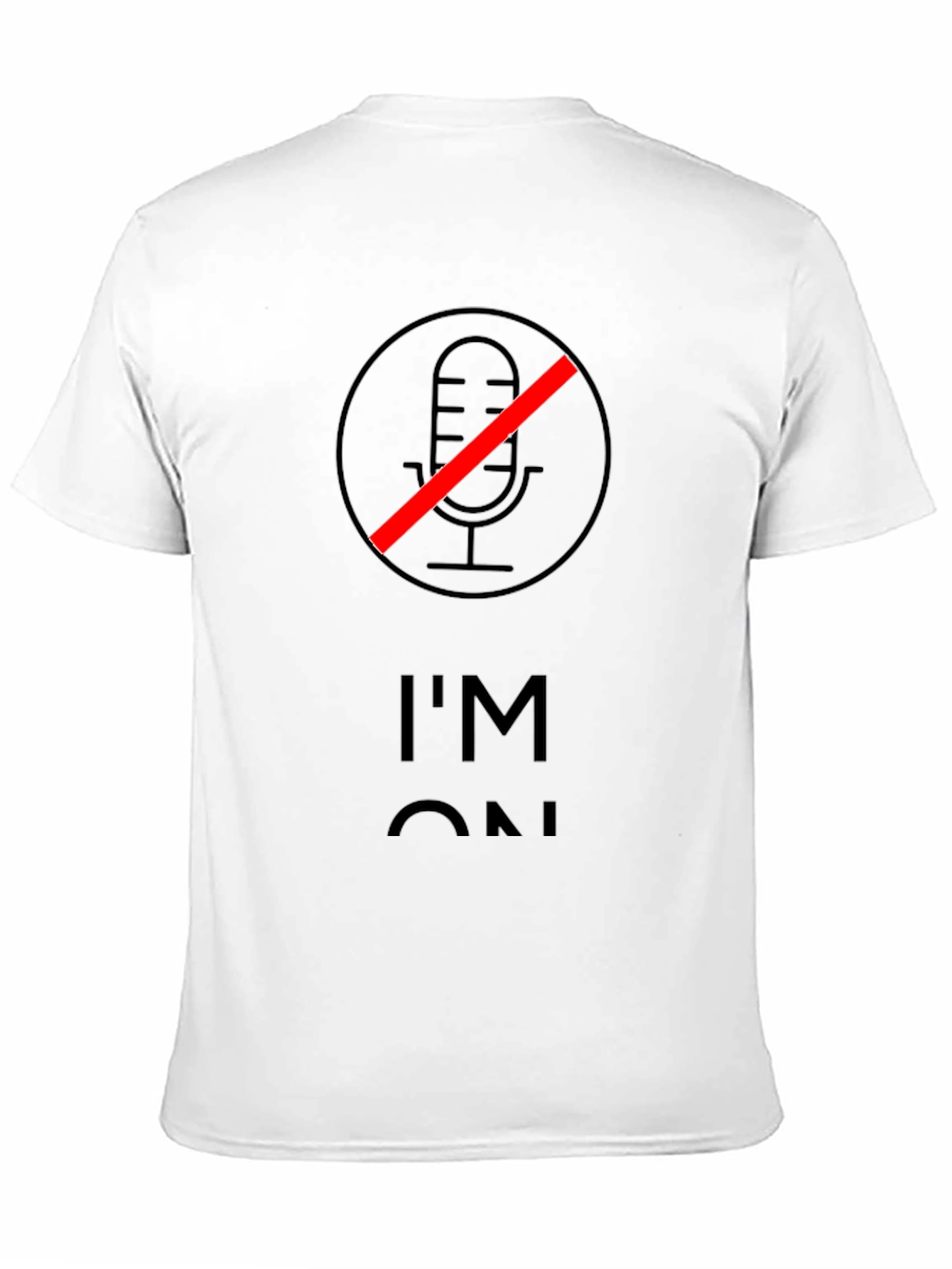 Im On Mute Black T-Shirt