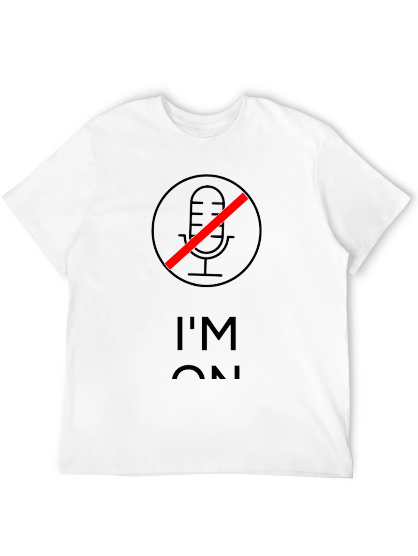 Im On Mute Black T-Shirt