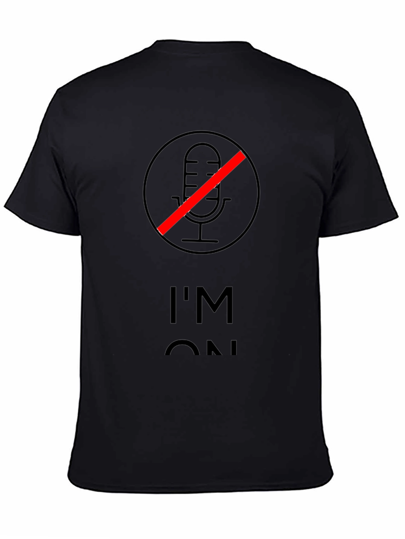 Im On Mute Black T-Shirt