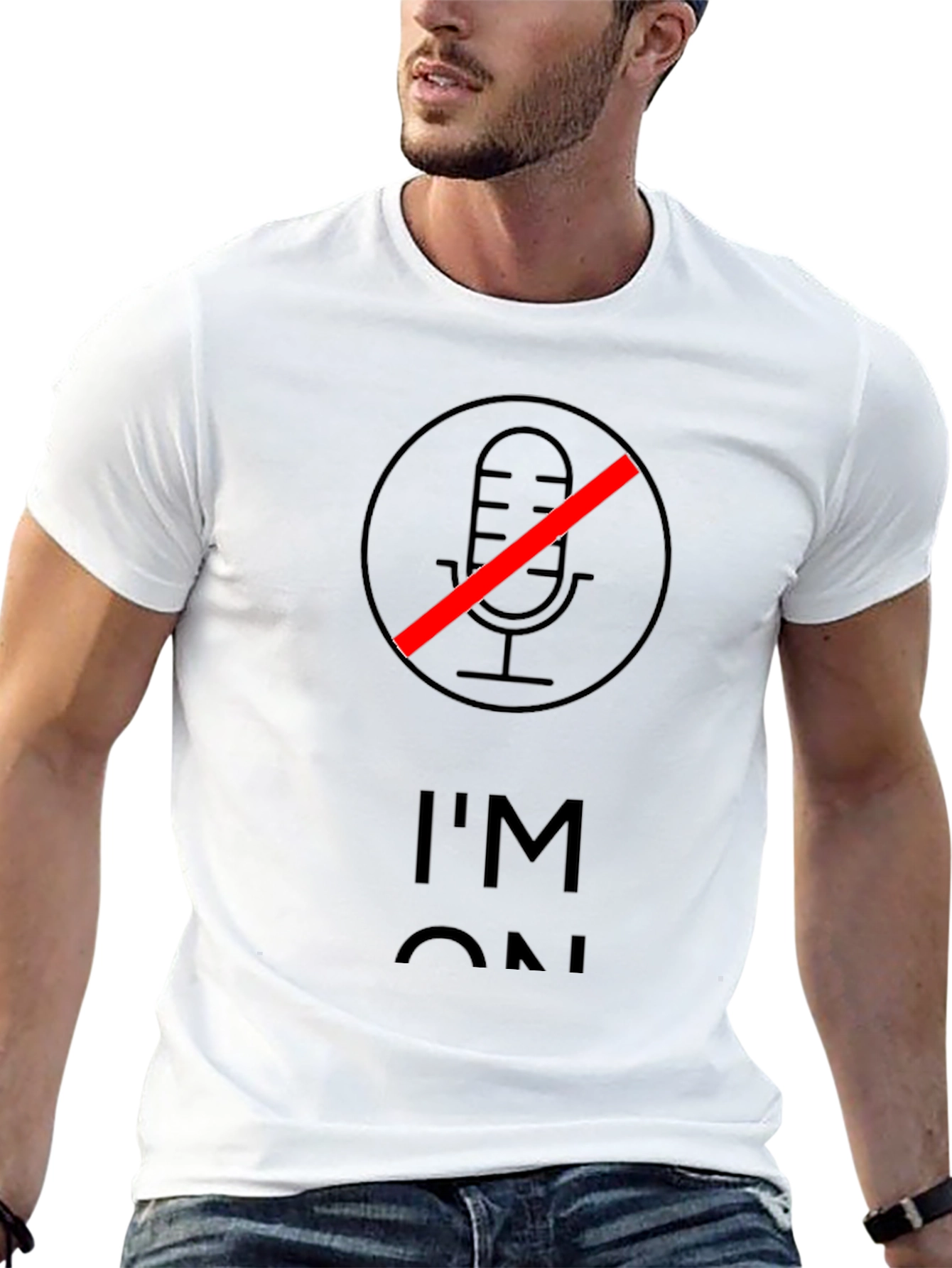 Im On Mute Black T-Shirt