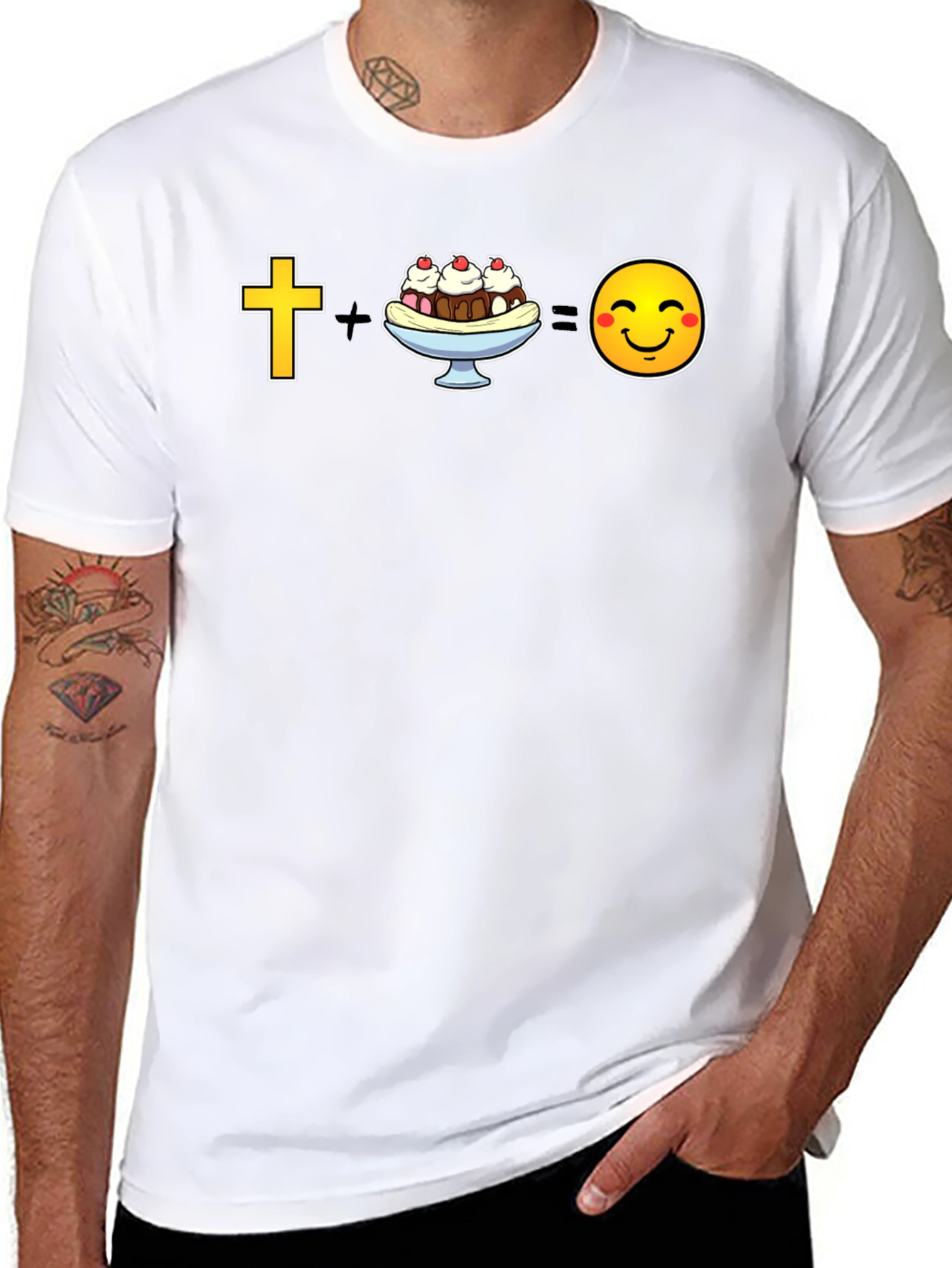 Christian Ice Cream = Happy T-Shirt