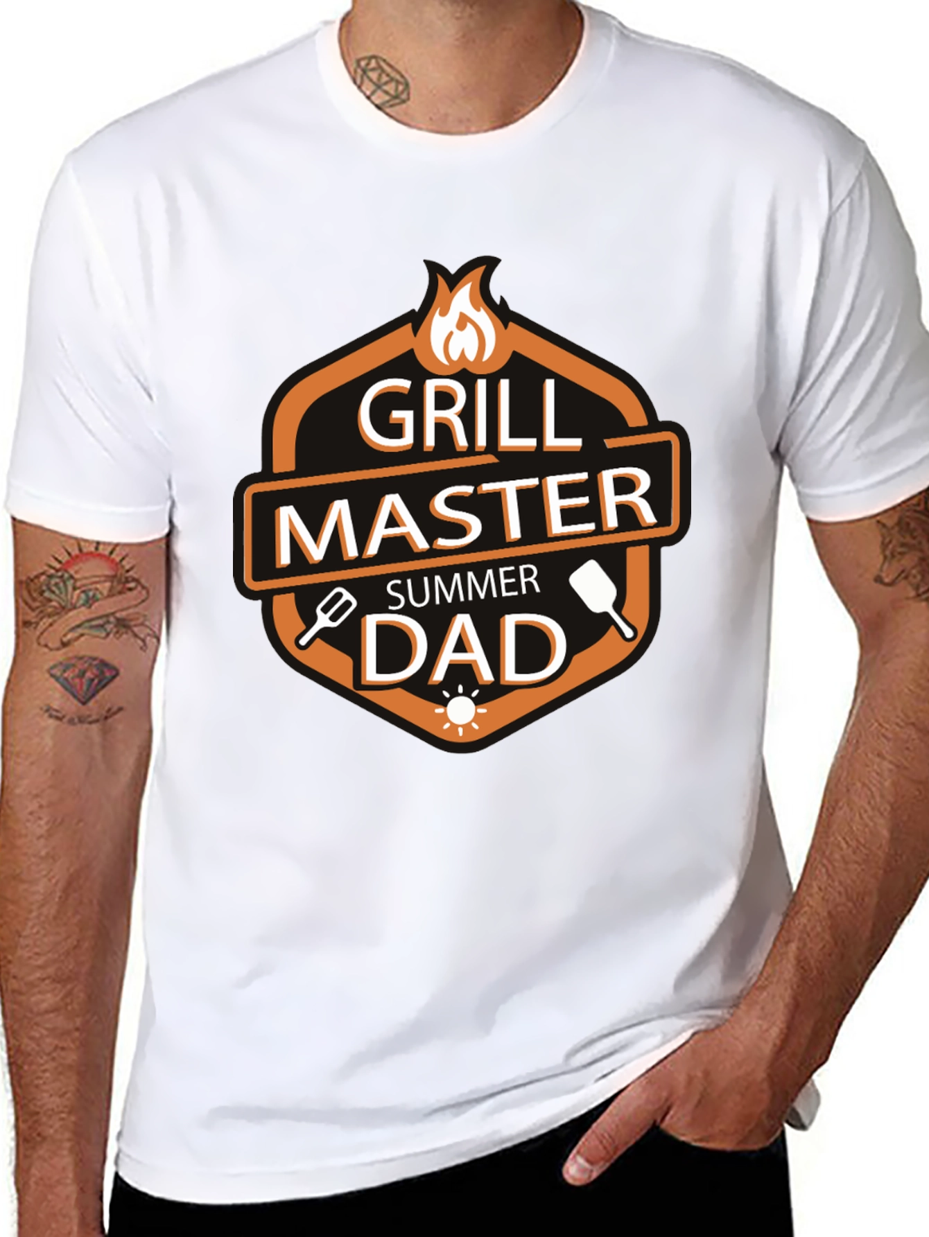 Grill Master Summer Dad T-Shirt