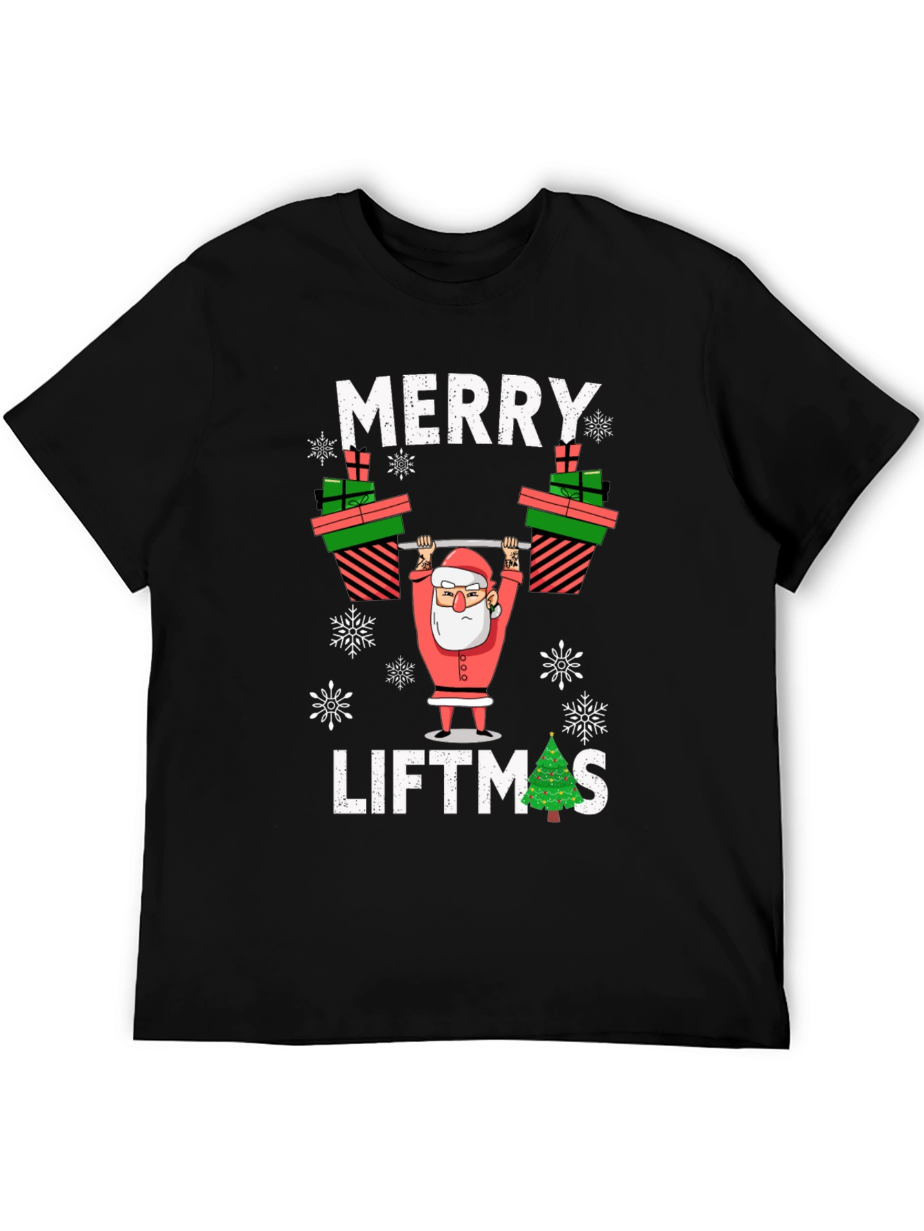 Merry Liftmas Santa T-Shirt