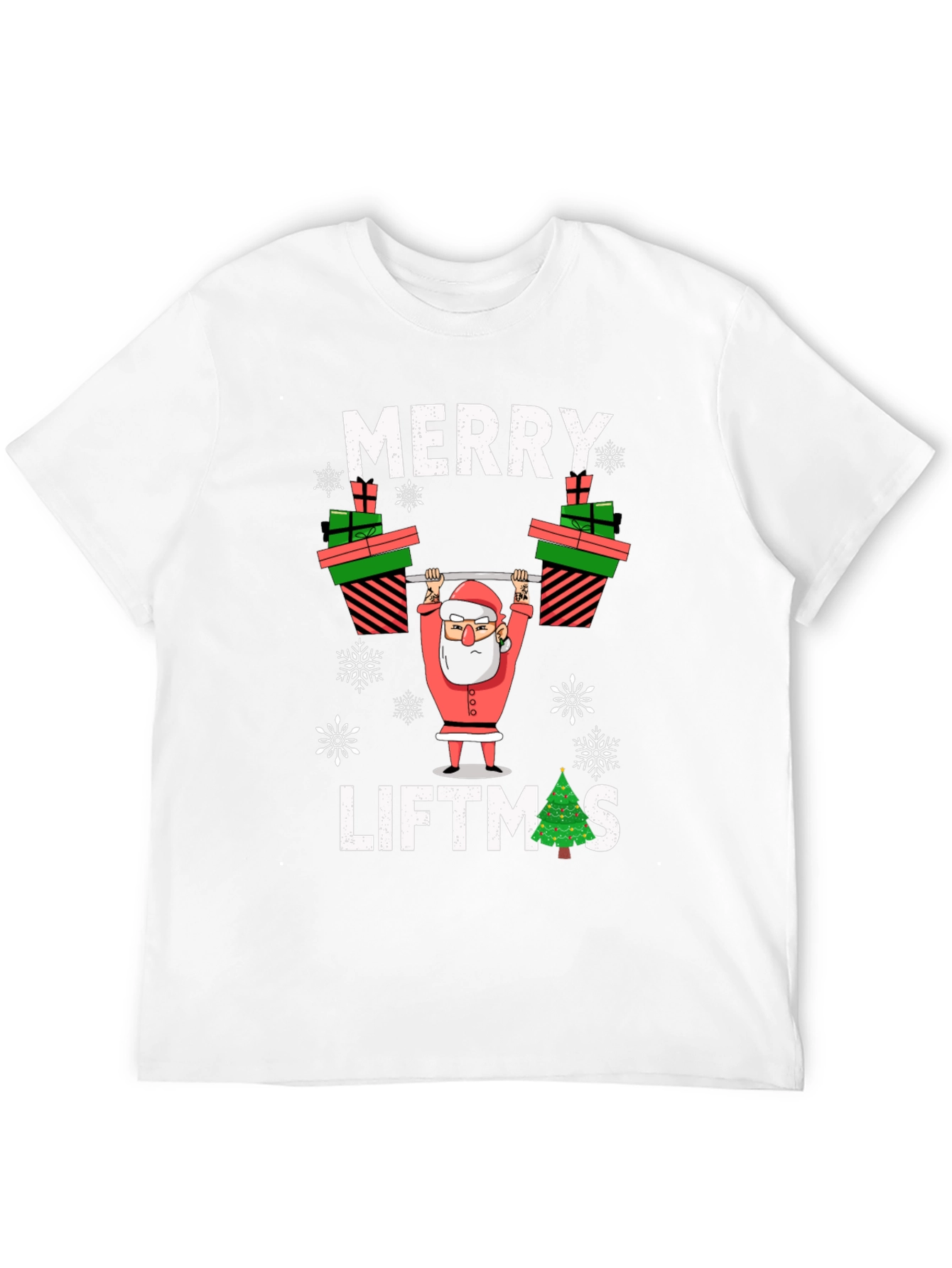 Merry Liftmas Santa T-Shirt