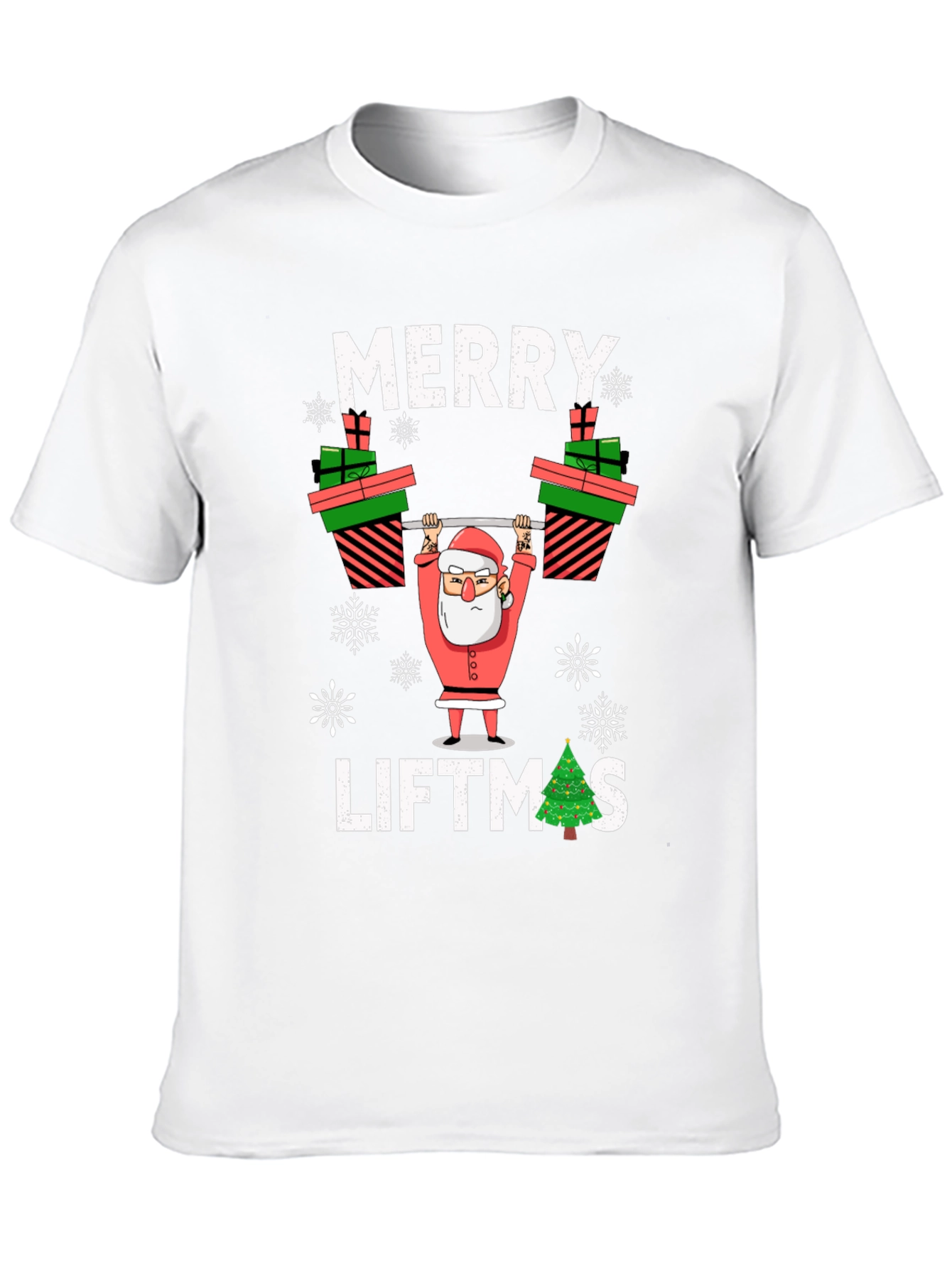 Merry Liftmas Santa T-Shirt