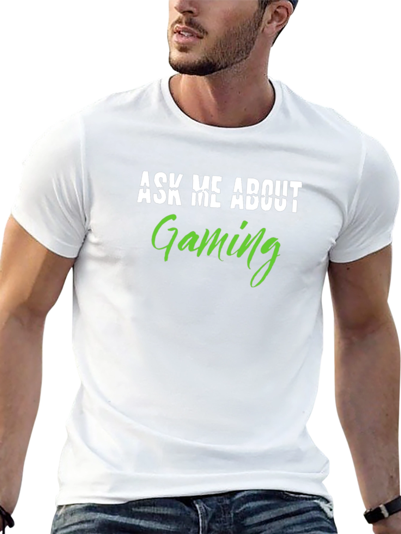 Ask Me About Gaming Graphic Tee