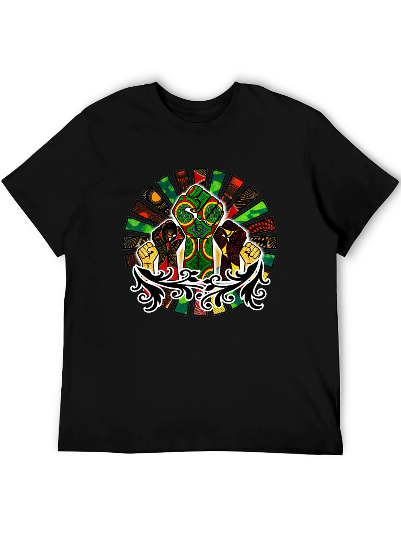 Black Power Fist Graphic Tee - Stylish Activism