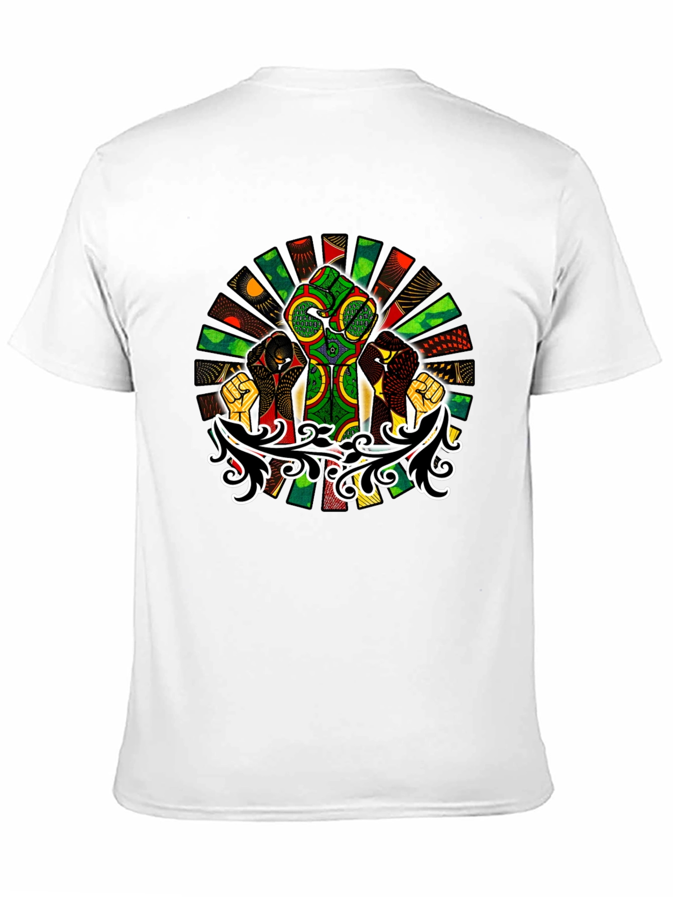 Black Power Fist Graphic Tee - Stylish Activism