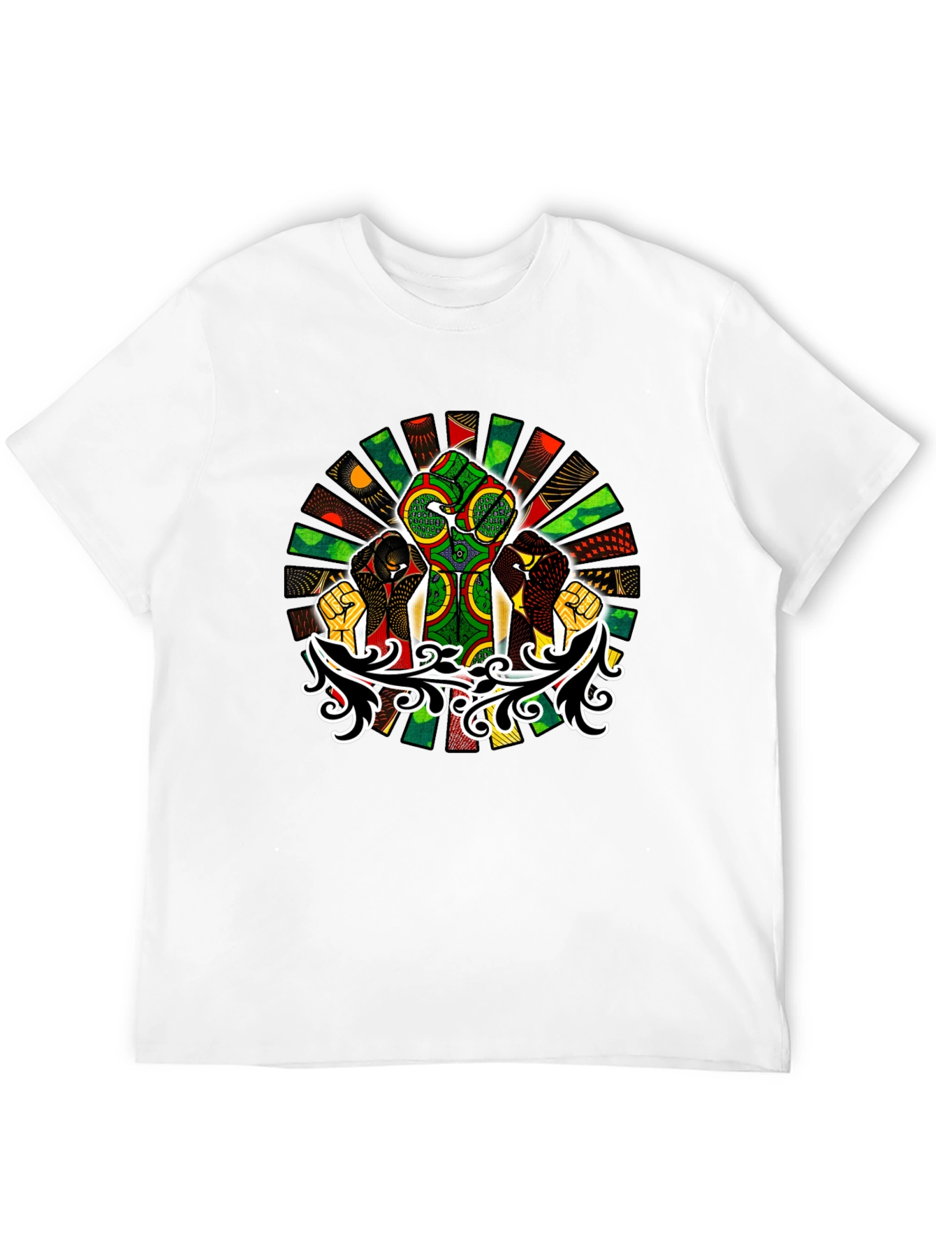 Black Power Fist Graphic Tee - Stylish Activism