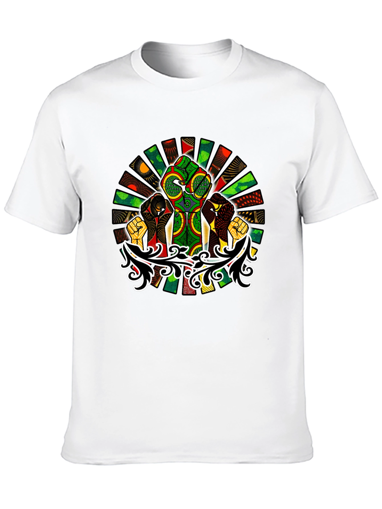 Black Power Fist Graphic Tee - Stylish Activism