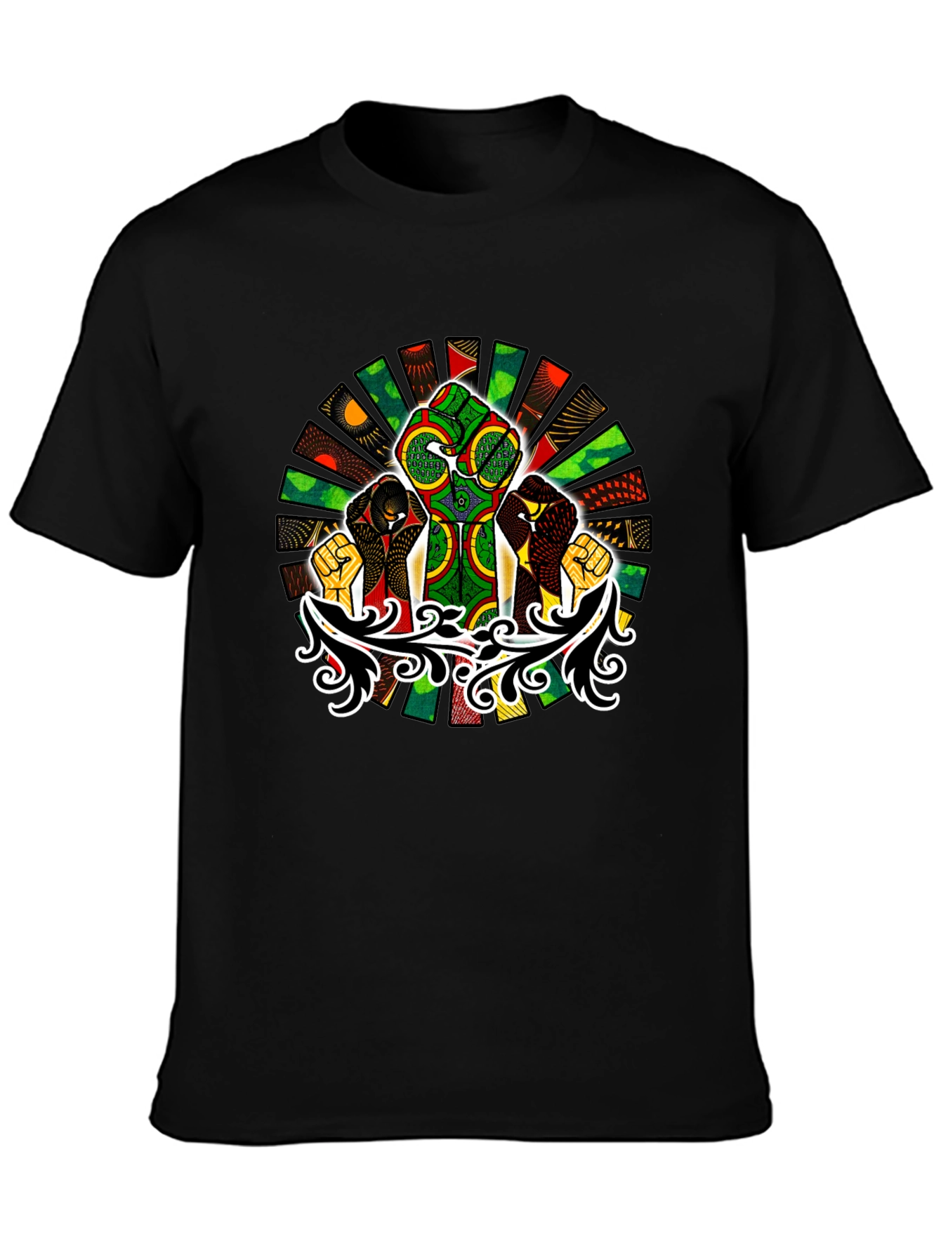 Black Power Fist Graphic Tee - Stylish Activism