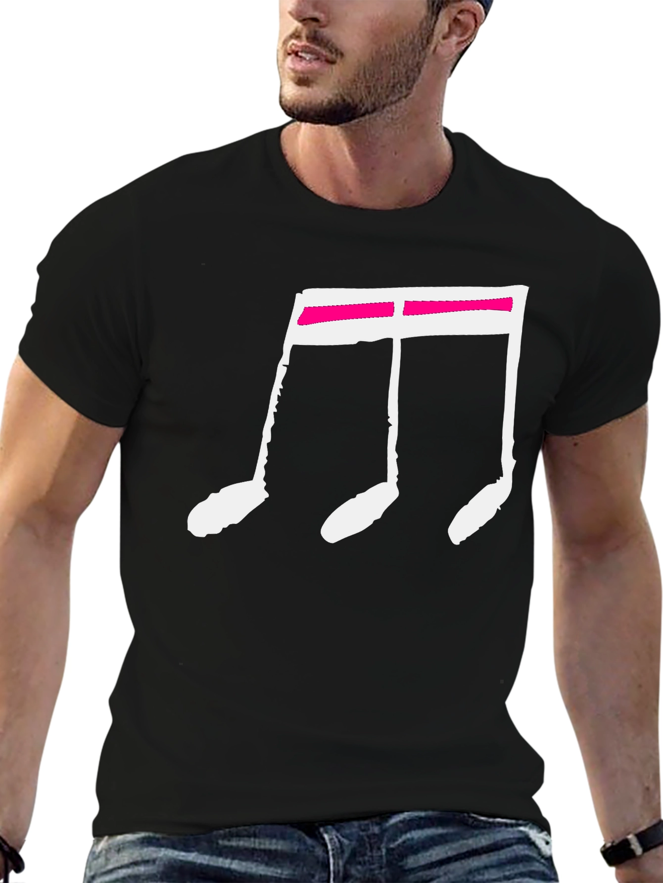 Musical Note Graphic T-Shirt