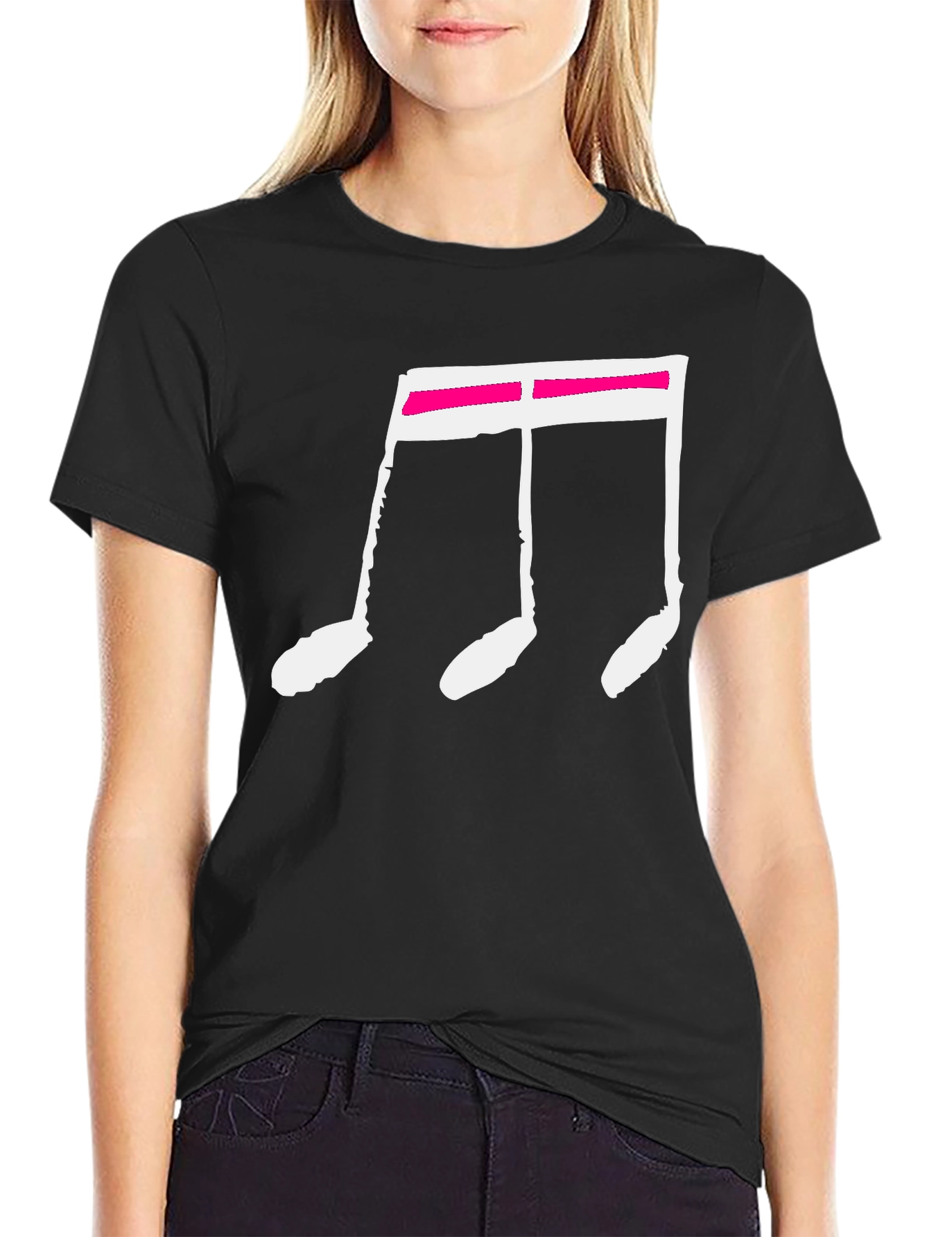Musical Note Graphic T-Shirt