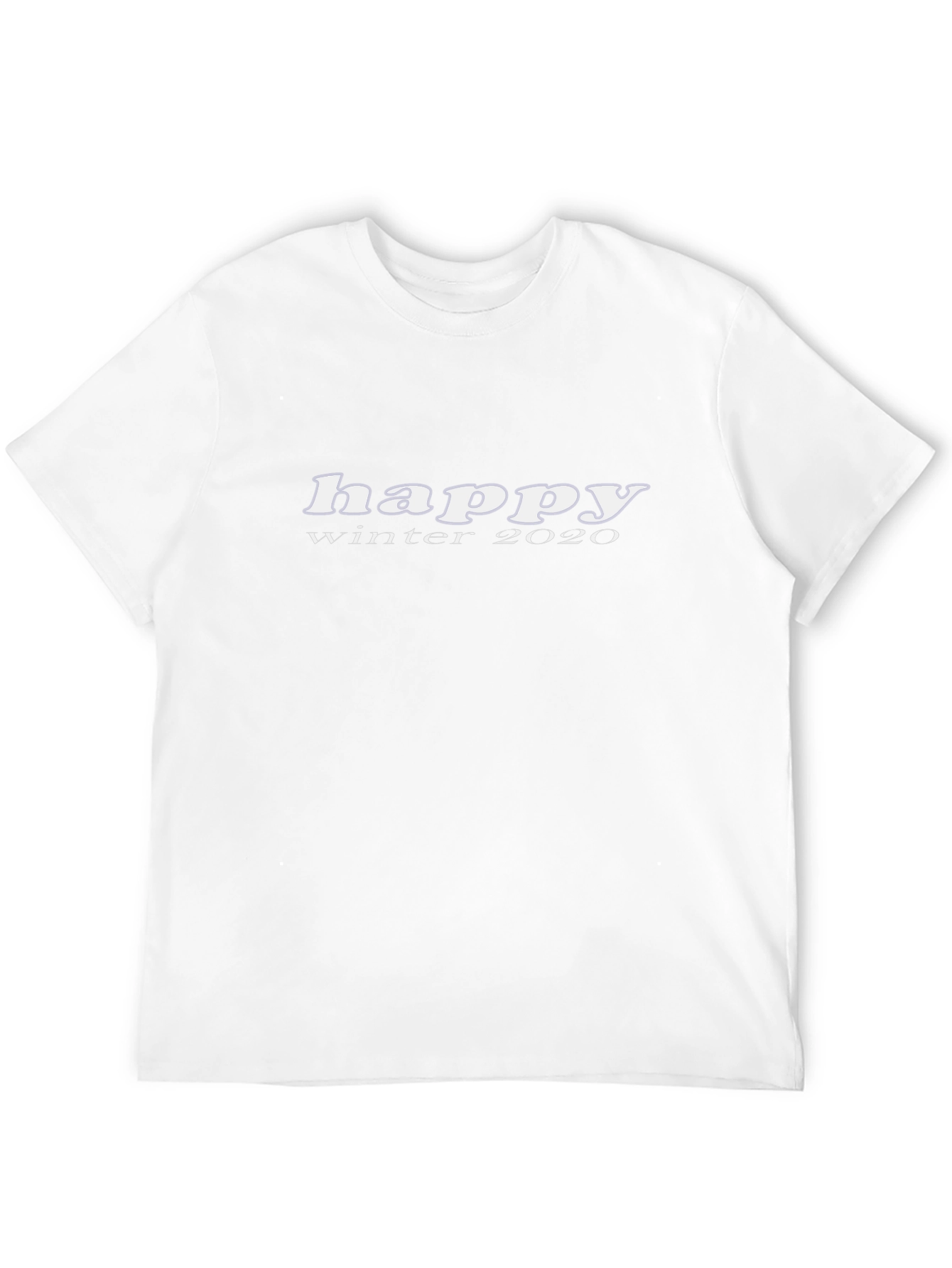 Happy Winter 2020 Black Graphic Tee