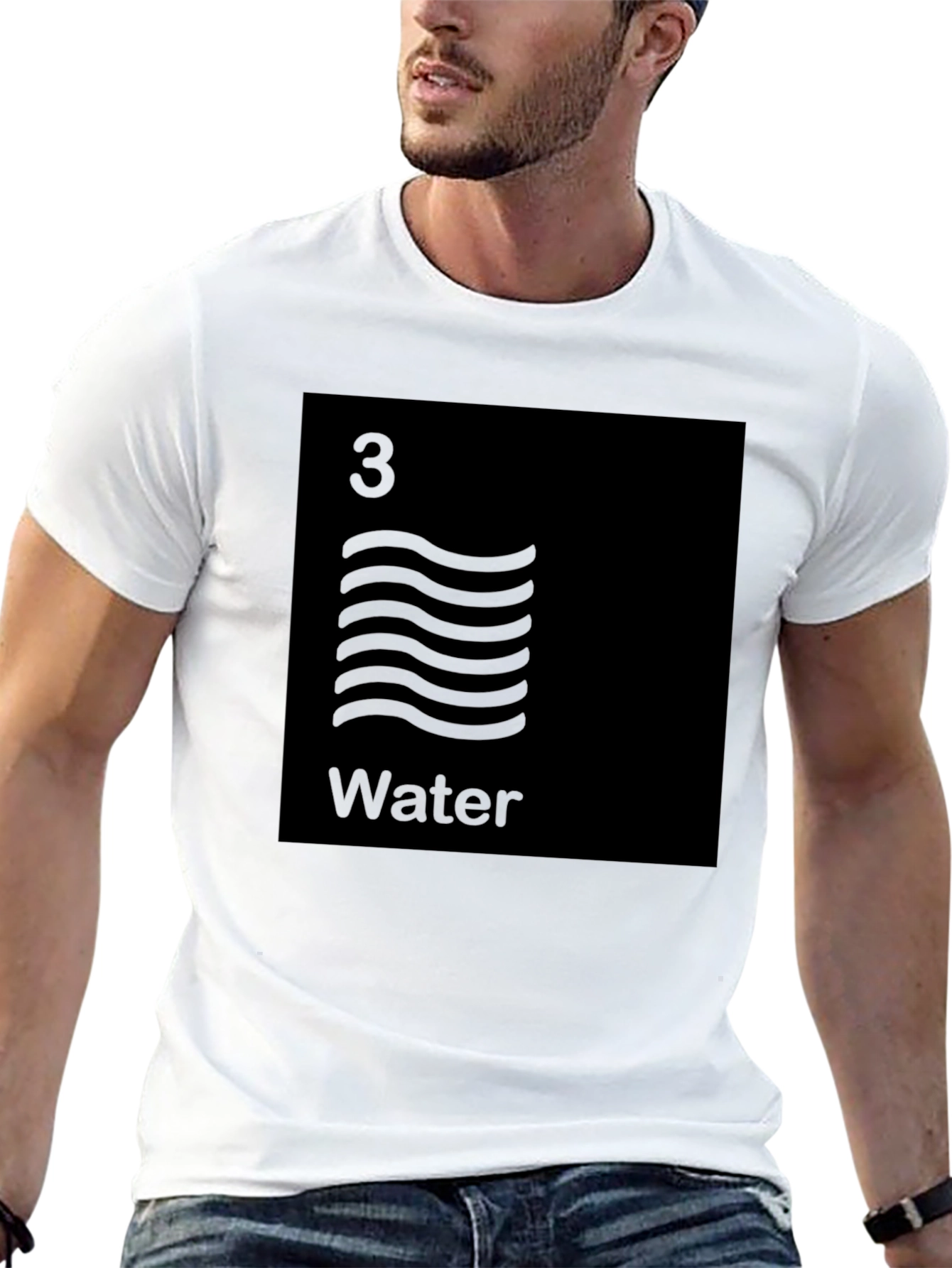 Water Element Graphic Tee - Unique Style
