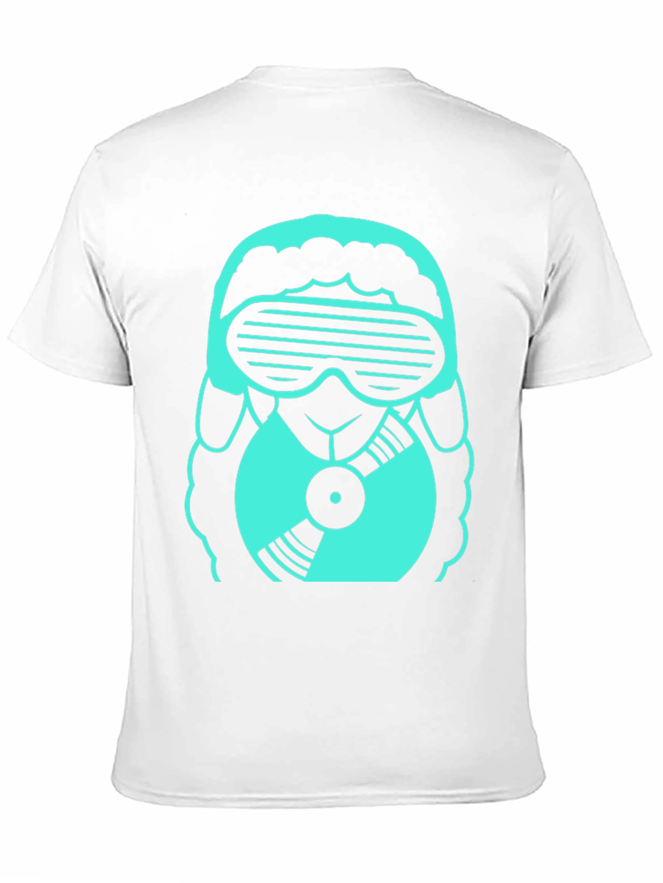 DJ Sheep Tee: Cool Graphic Print T-Shirt