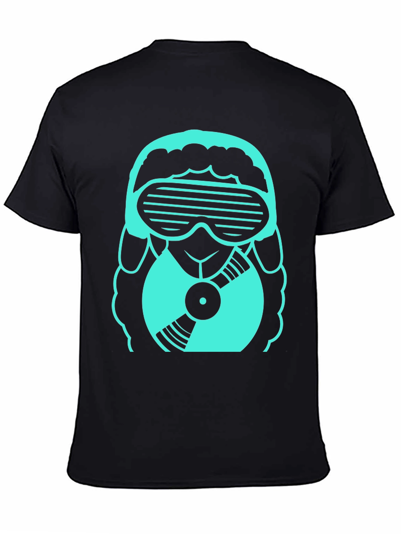 DJ Sheep Tee: Cool Graphic Print T-Shirt
