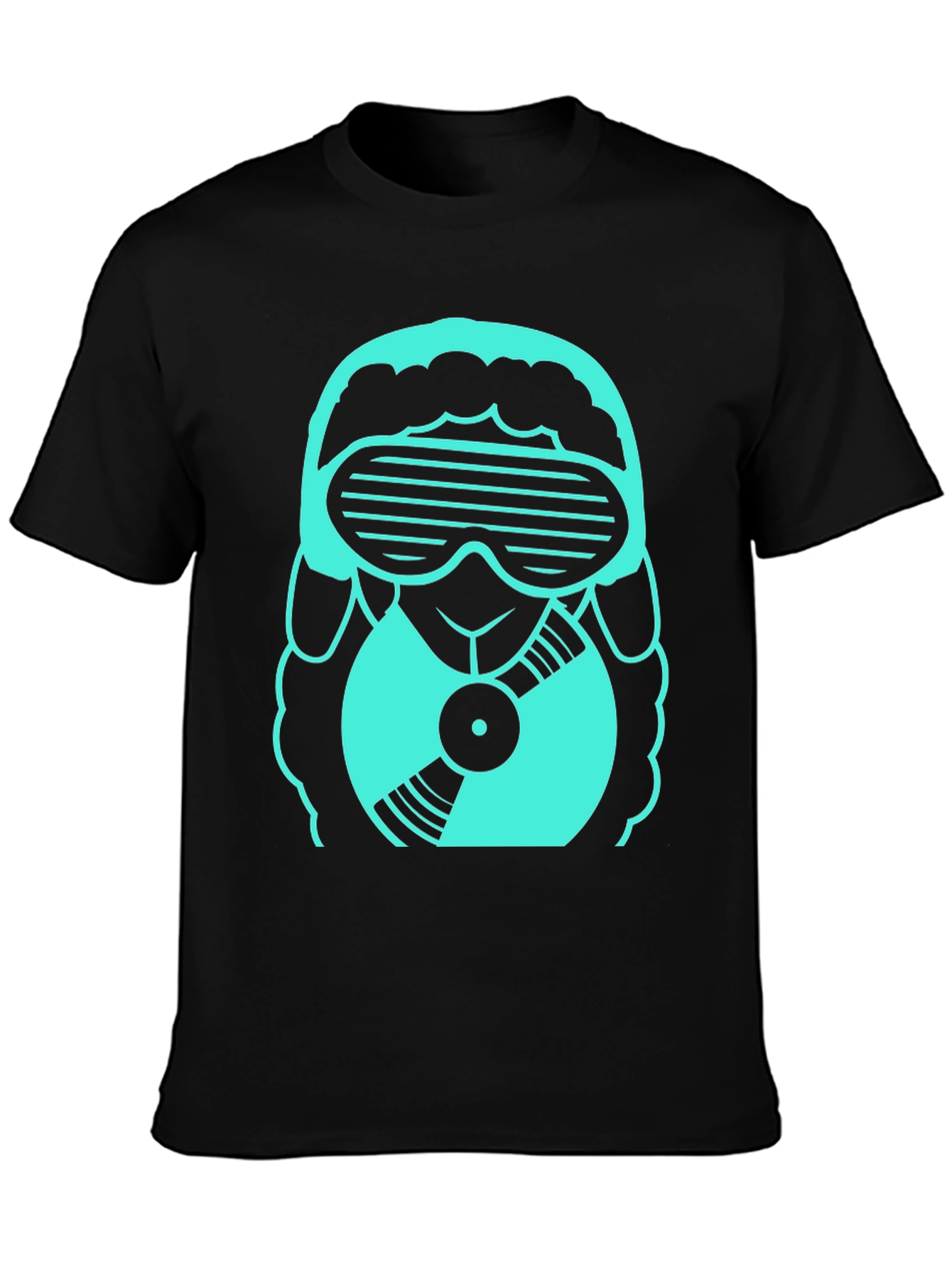 DJ Sheep Tee: Cool Graphic Print T-Shirt