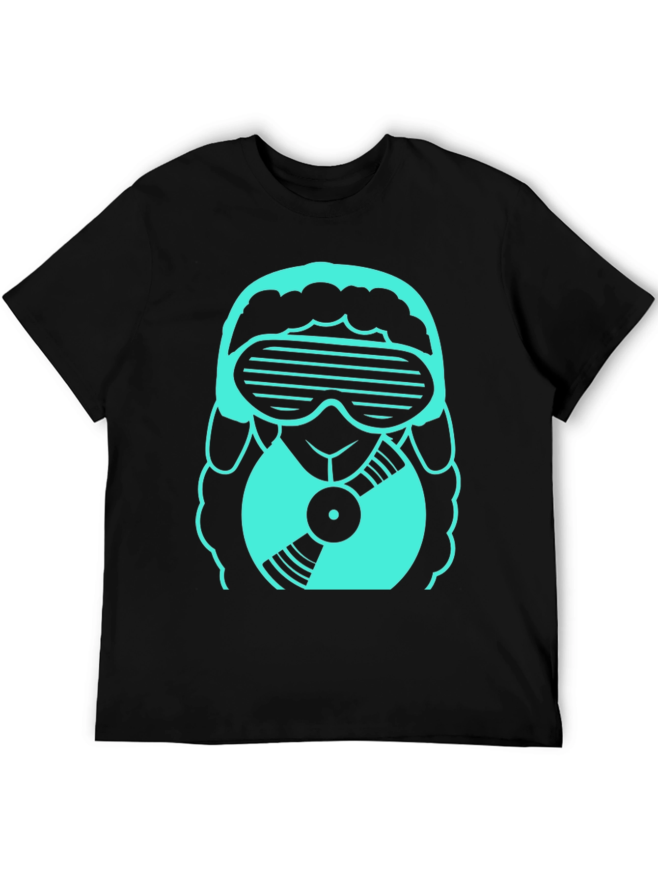 DJ Sheep Tee: Cool Graphic Print T-Shirt