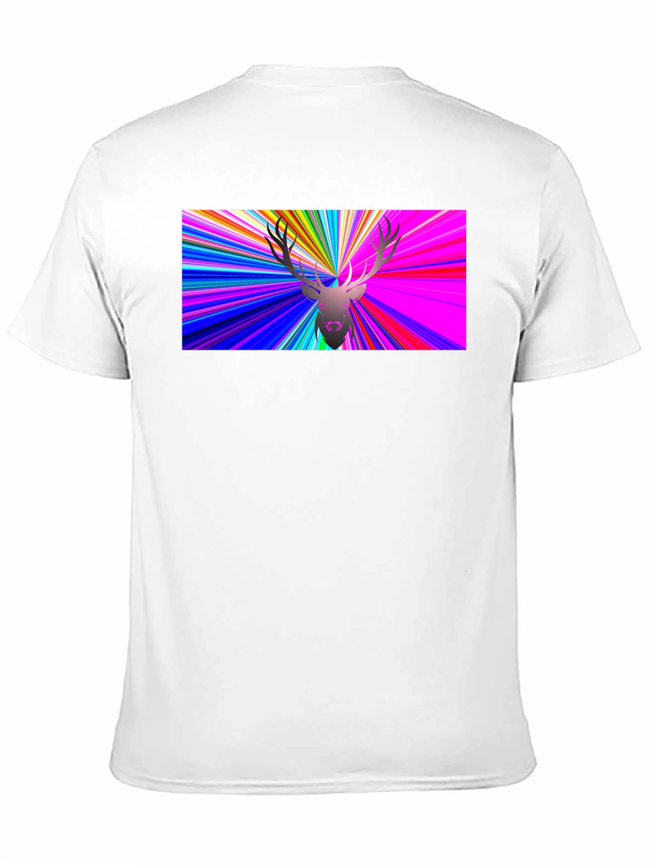 Psychedelic Deer Graphic T-Shirt