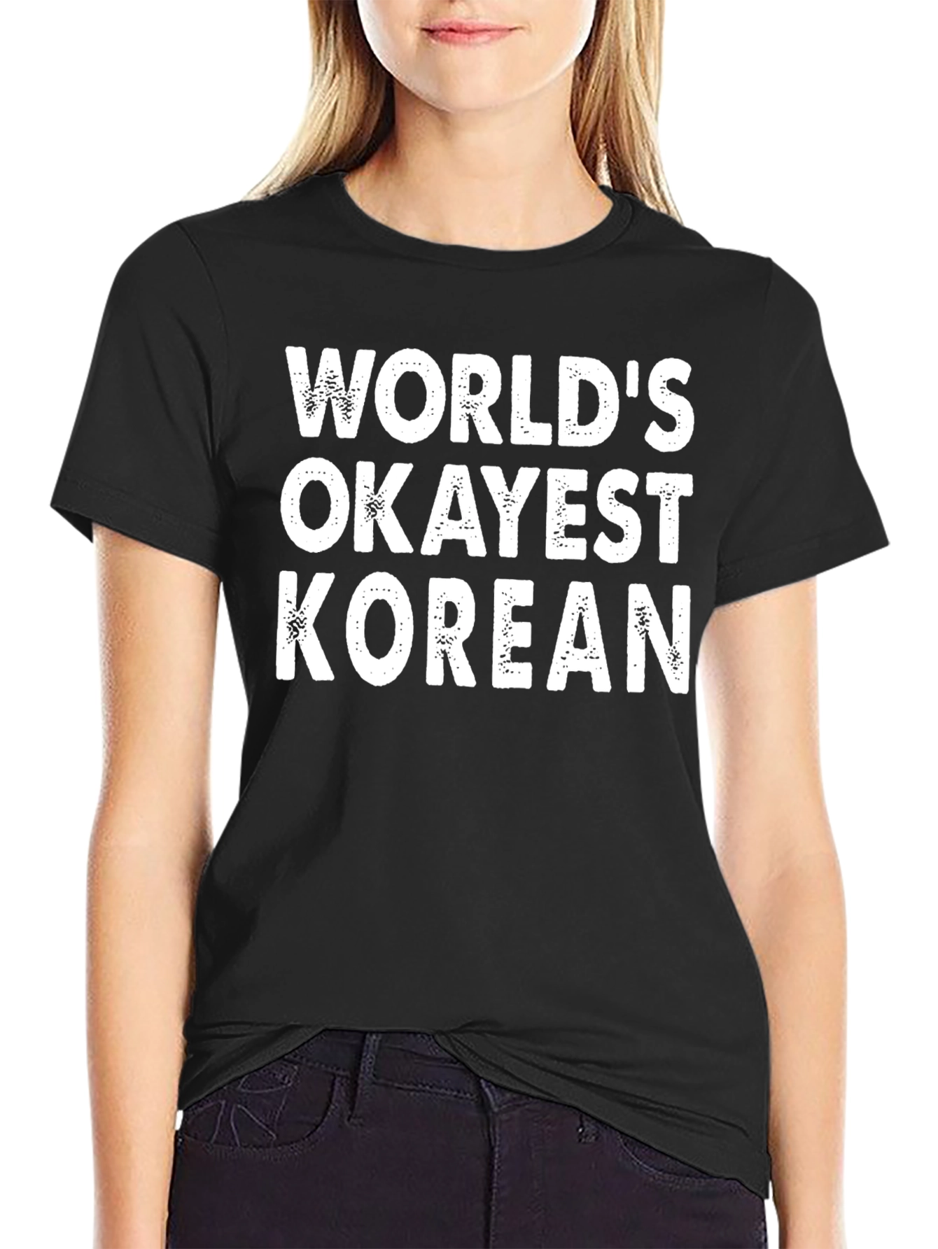 Worlds Okayest Korean Funny T-Shirt