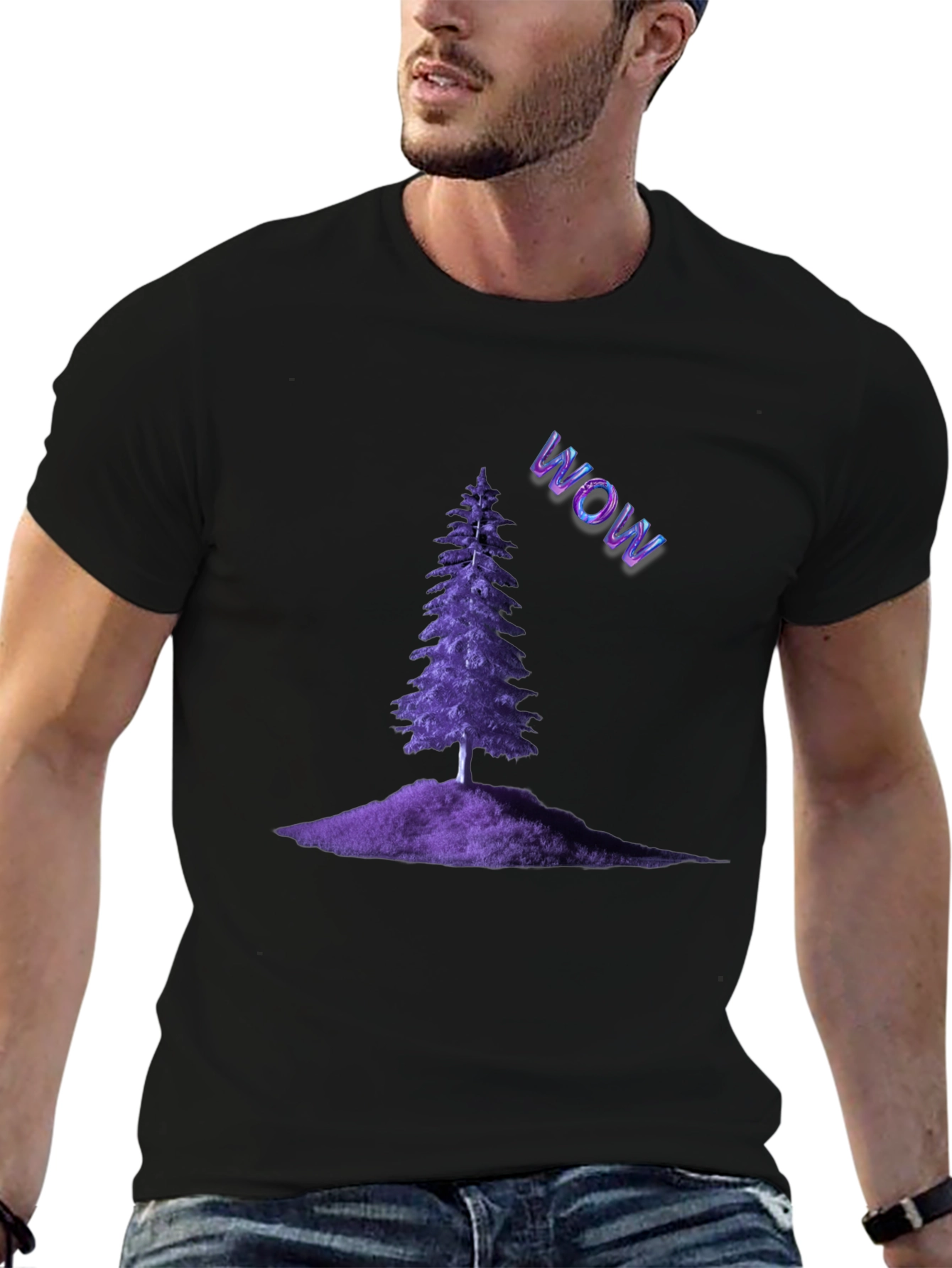 Purple Pine WOW Tee