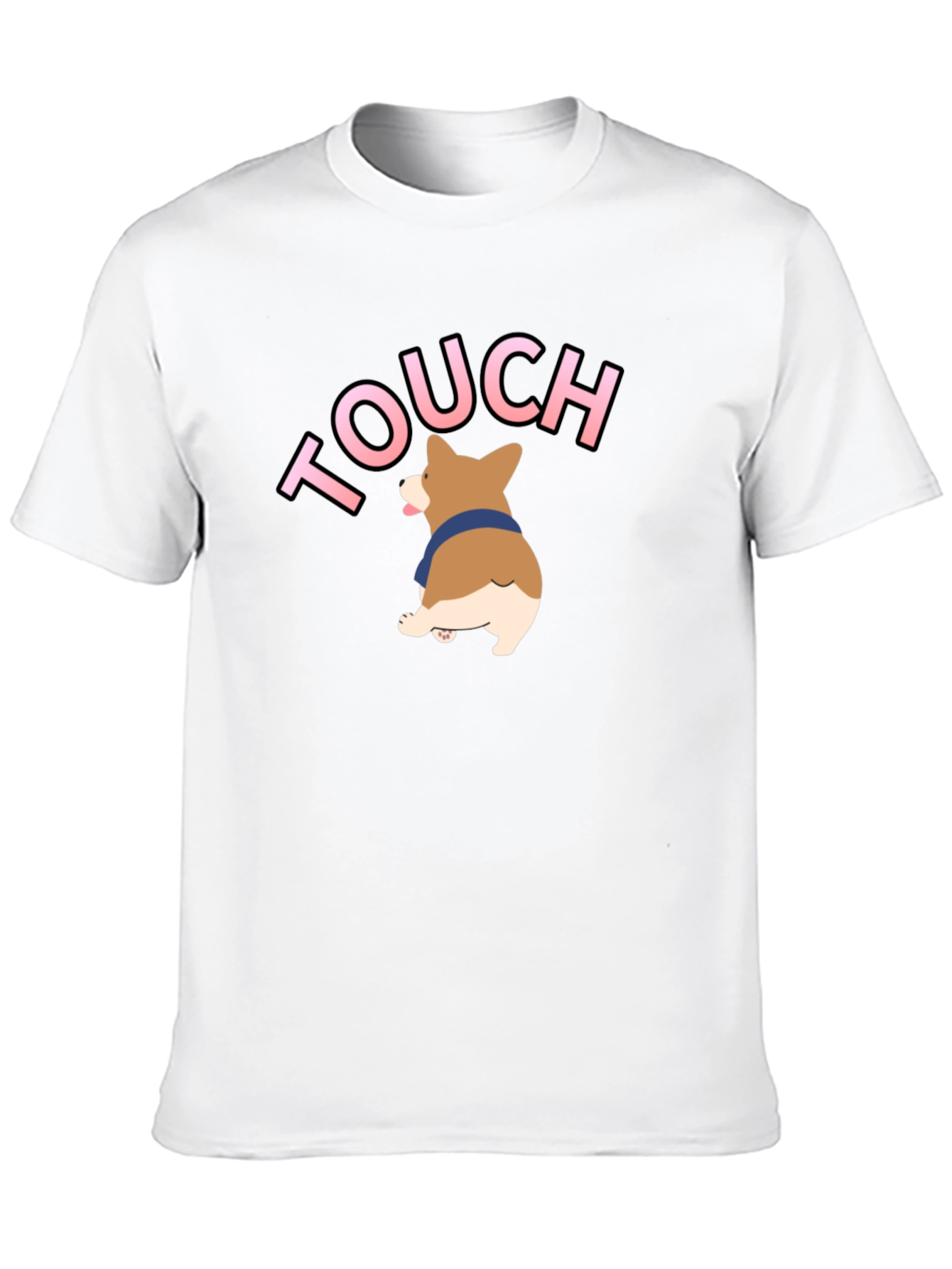Touch Corgi T-Shirt - Black