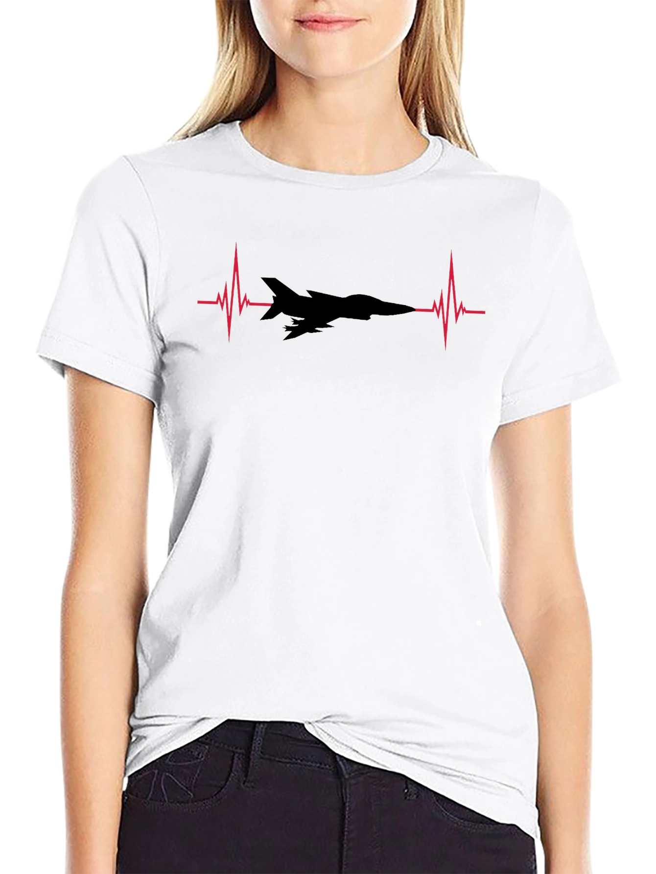 Jet Heartbeat Black T-Shirt