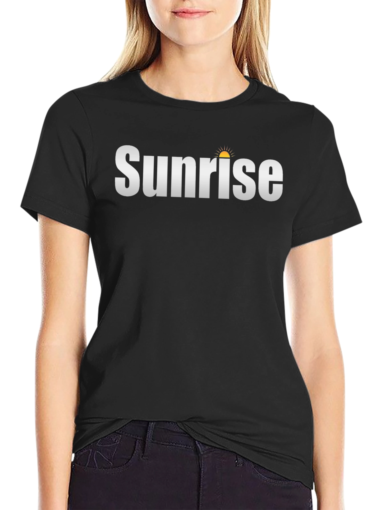 Sunrise Graphic T-Shirt - Black