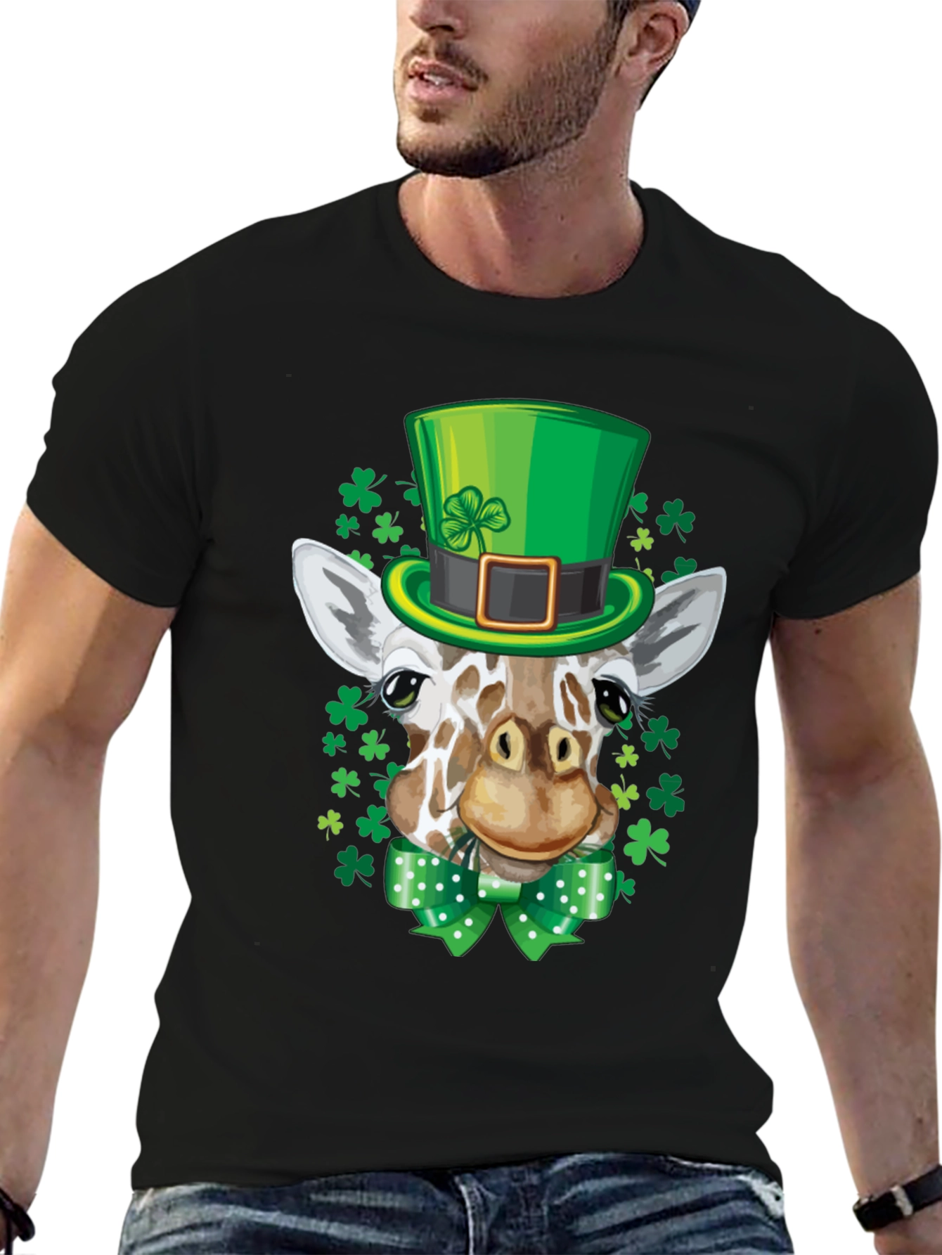St. Patricks Day Giraffe T-Shirt