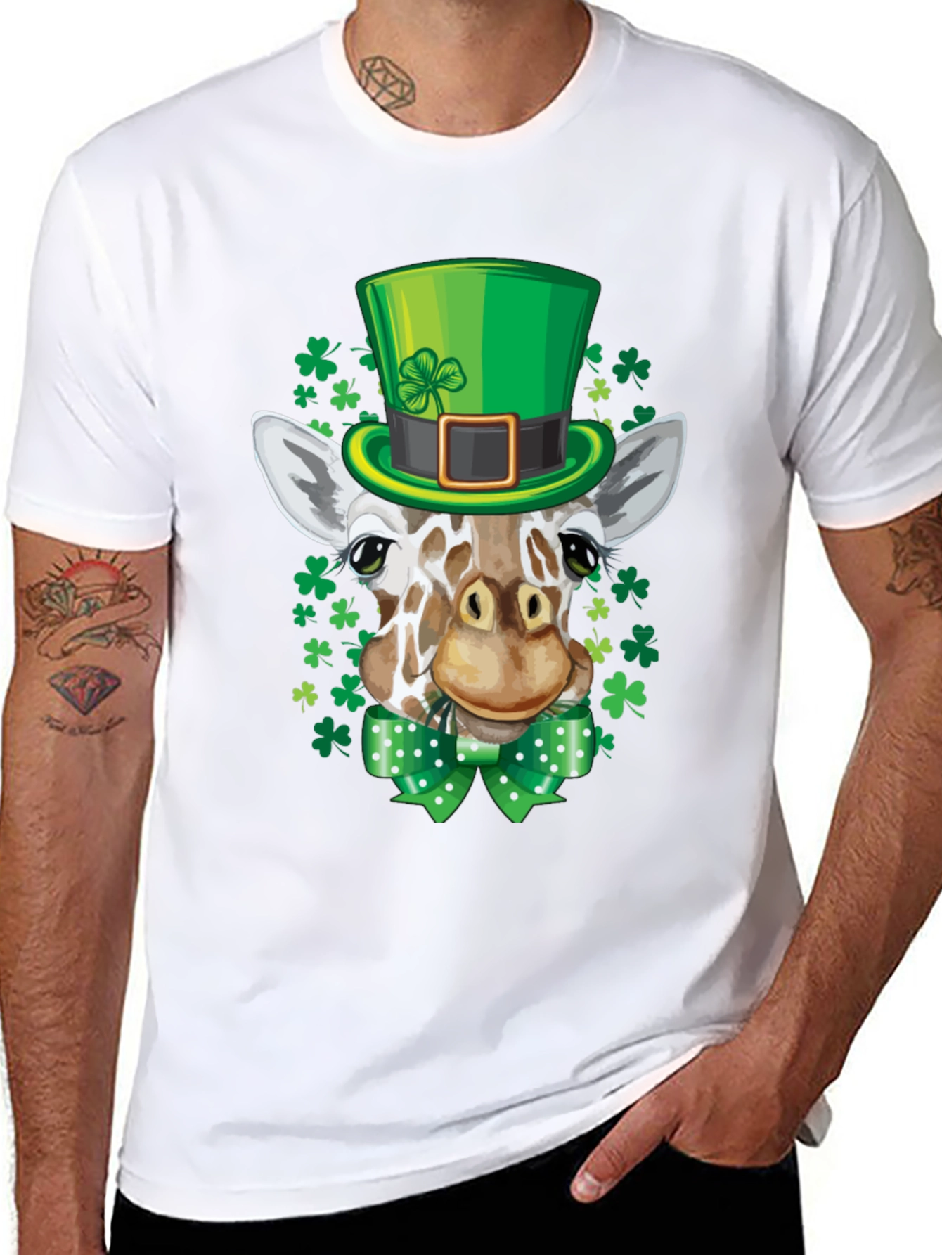 St. Patricks Day Giraffe T-Shirt