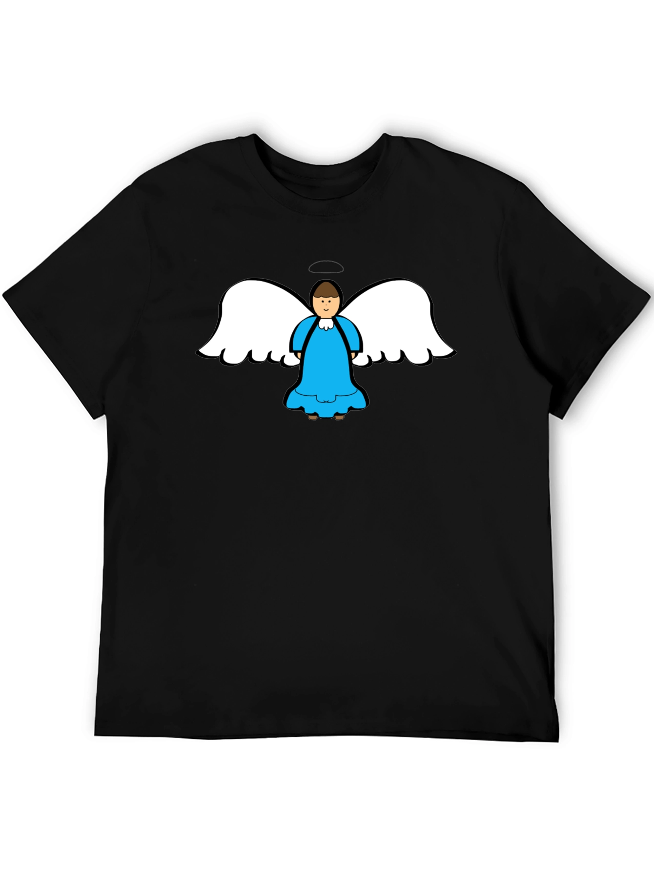 Angel Graphic Black T-Shirt