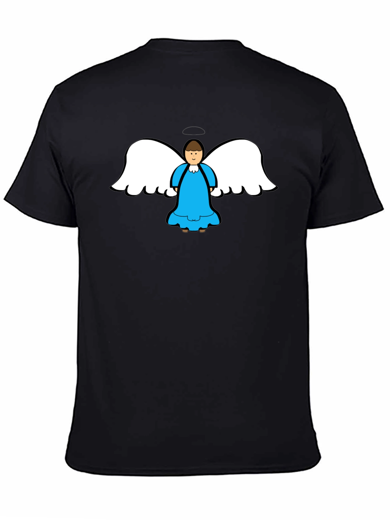 Angel Graphic Black T-Shirt