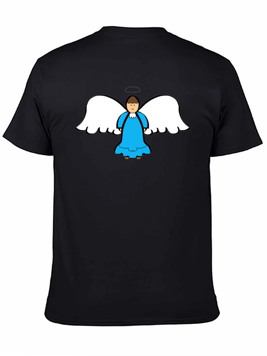 Angel Graphic Black T-Shirt
