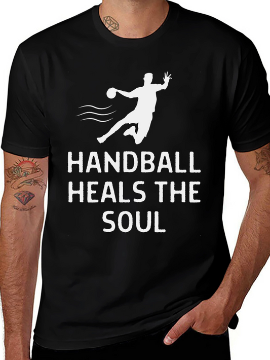 Handball Heals the Soul Graphic T-Shirt