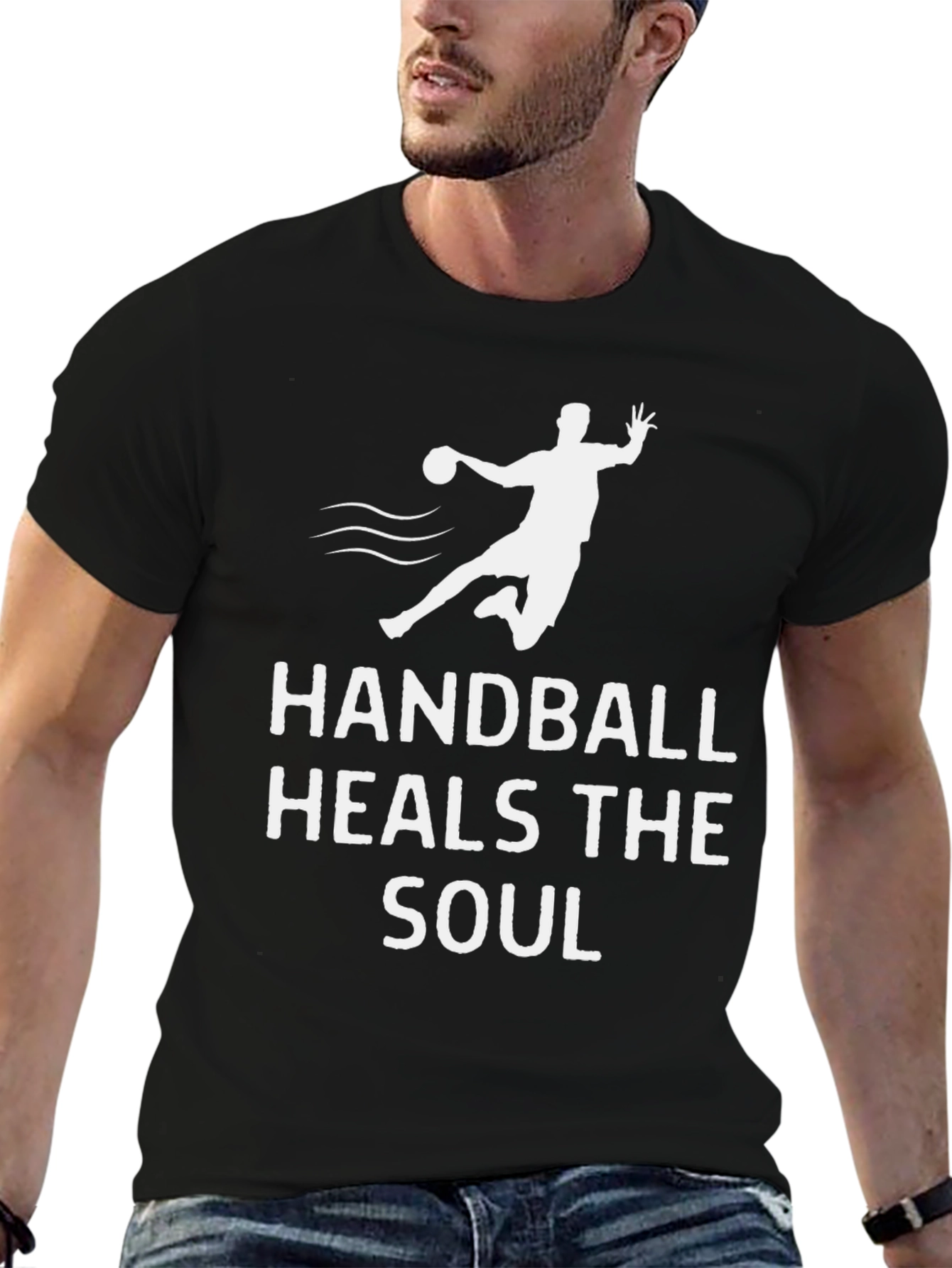 Handball Heals the Soul Graphic T-Shirt