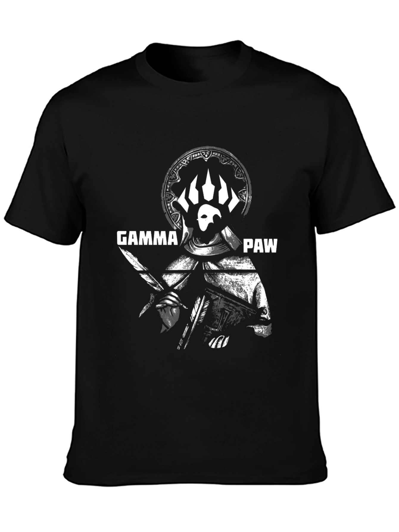 Gamma Paw Graphic Tee - Black