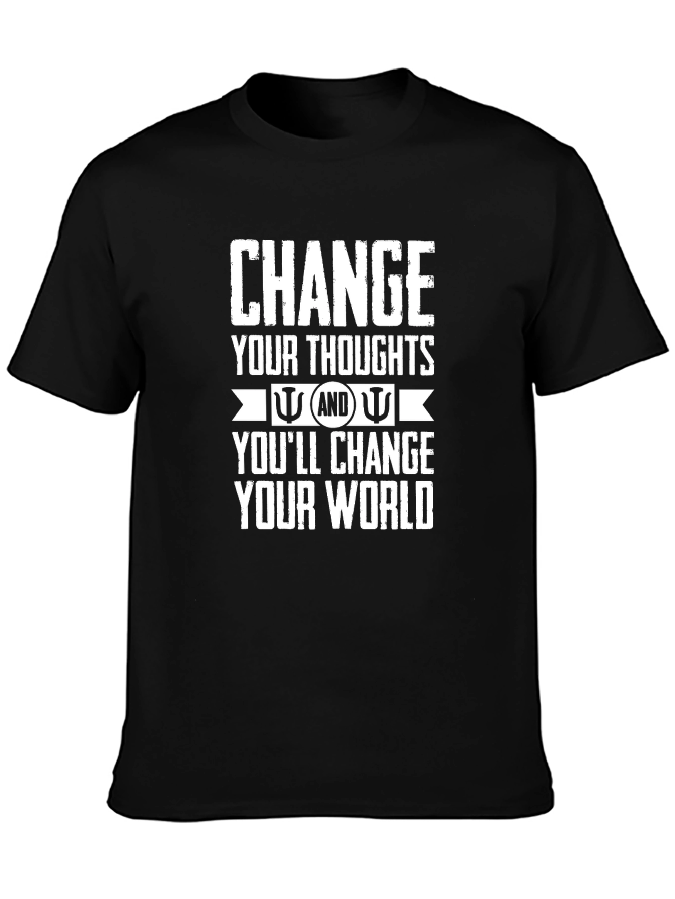 Change Your Thoughts Black T-Shirt