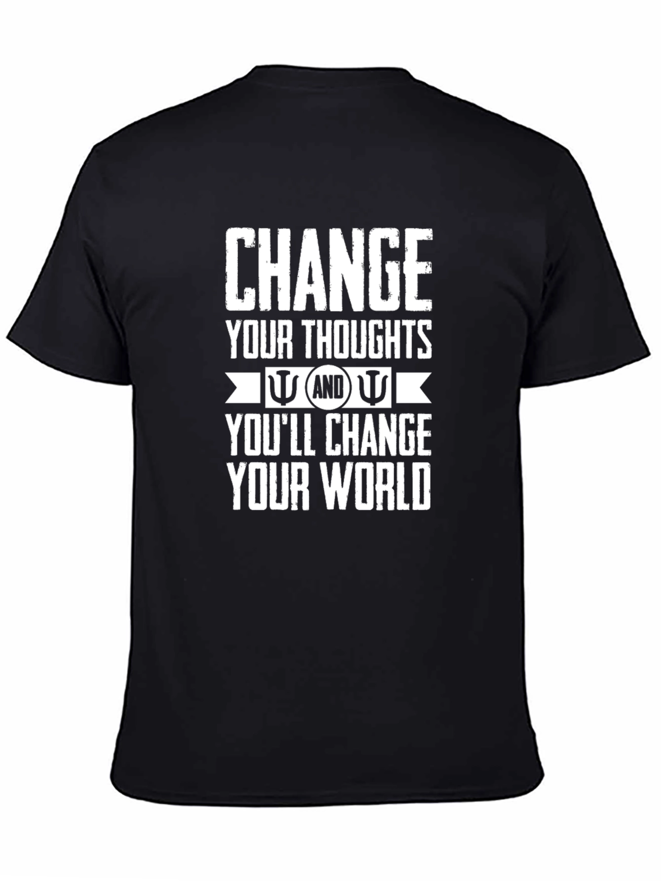 Change Your Thoughts Black T-Shirt